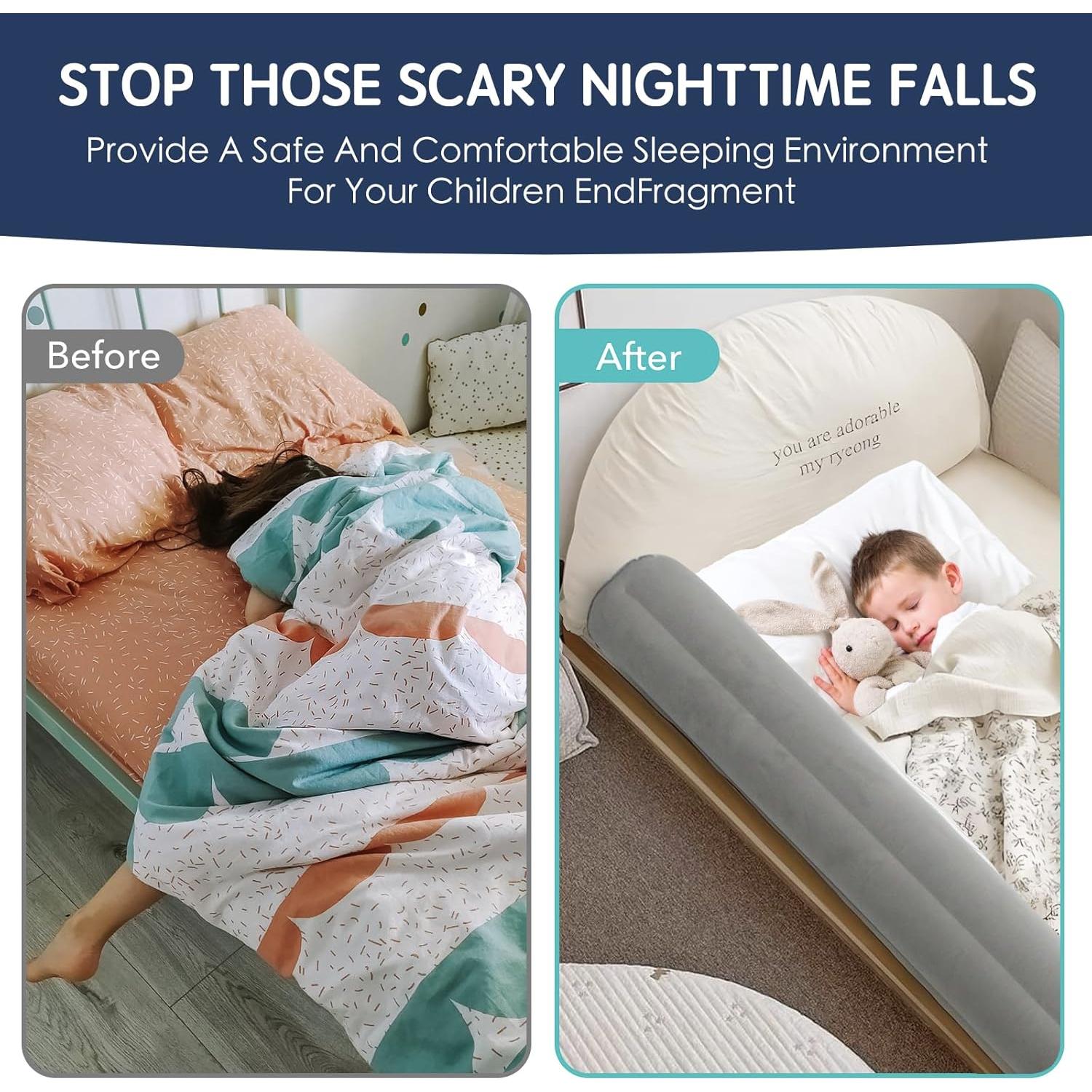 Barandillas de Cama Inflables Toggloo 127x25.4 cm para Niños