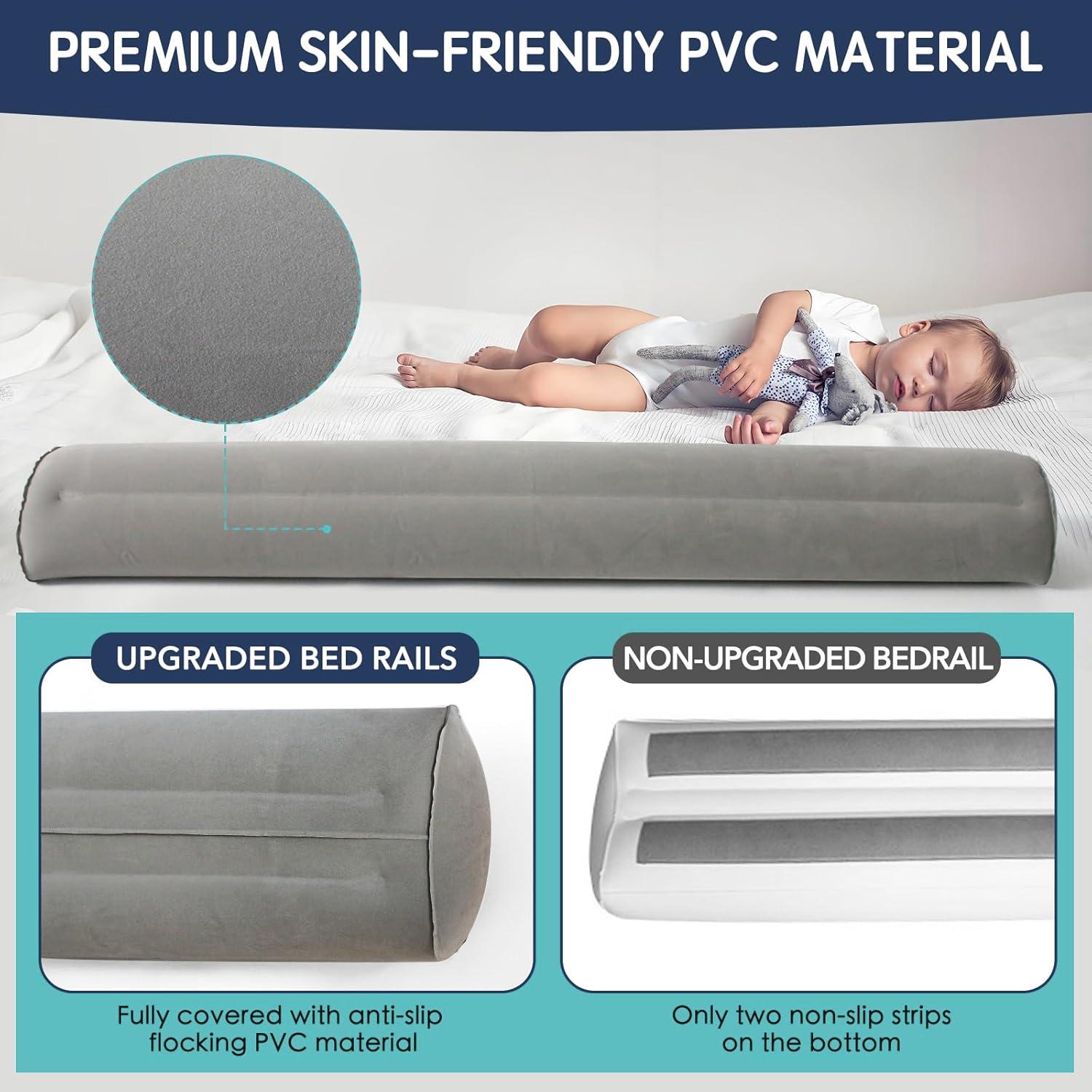 Barandillas de Cama Inflables Toggloo 127x25.4 cm para Niños