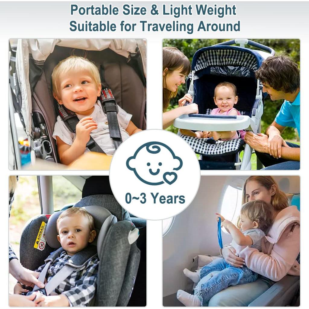 Almohada de Soporte para Bebé KAKIBLIN Zorro - Viaje y Auto