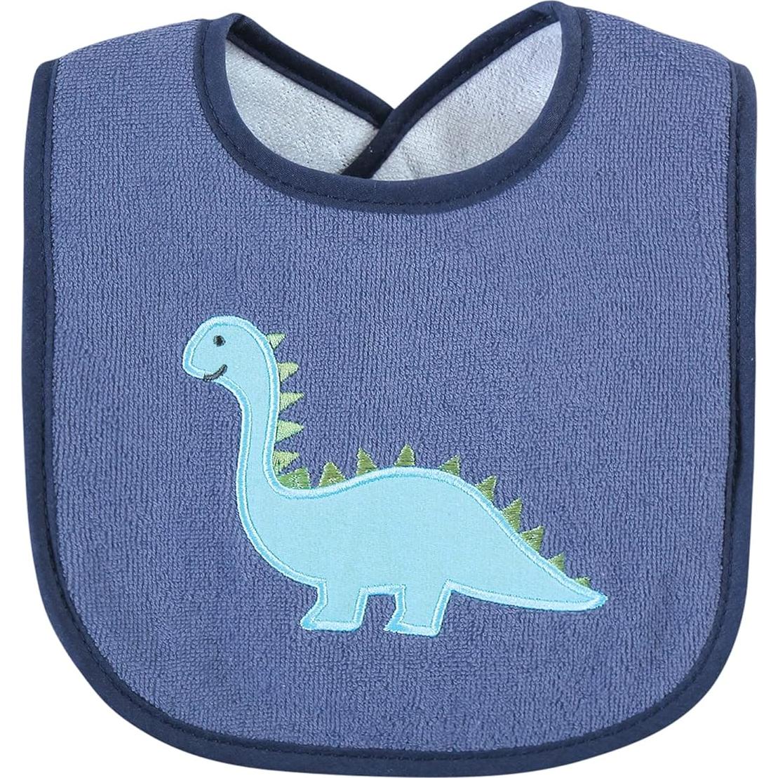 Baberos Unisex Hudson Baby Algodón Terry Relleno Fibra Dino
