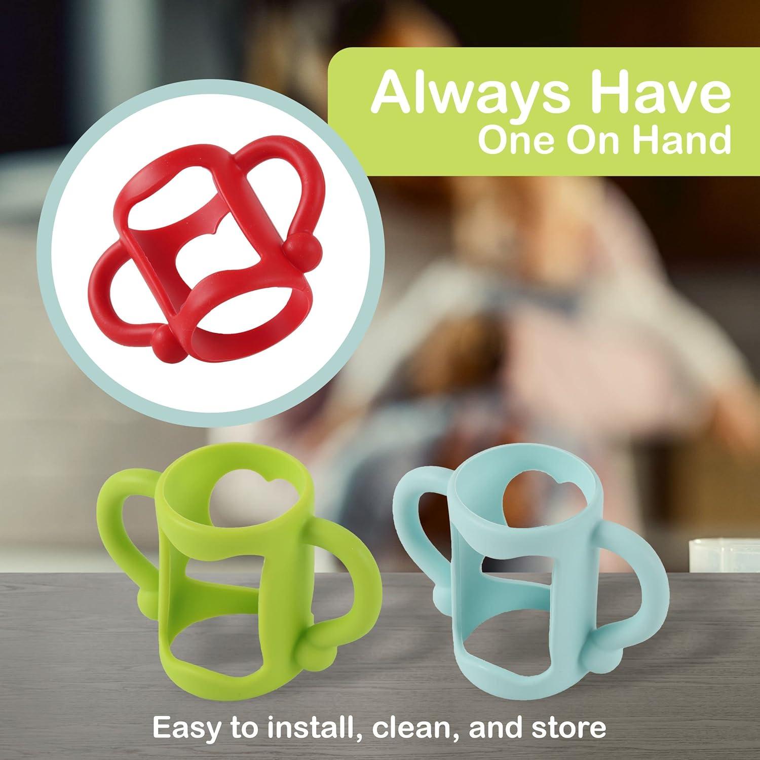 Mangos de Biberón TonGass (Paquete de 3) Silicona Libre BPA