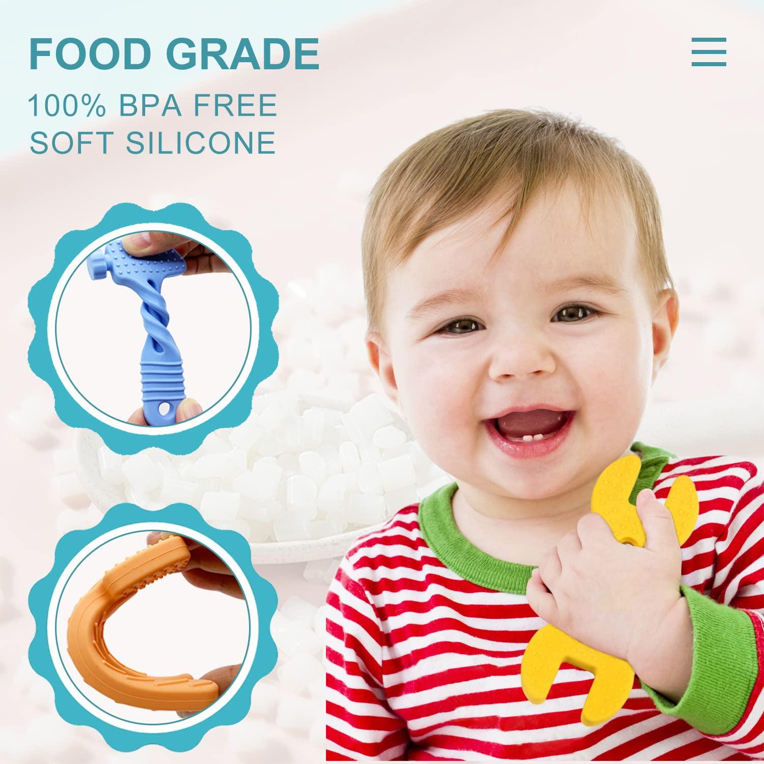 Juguetes de Dentición para Bebés Silicona 3-12 Meses Set