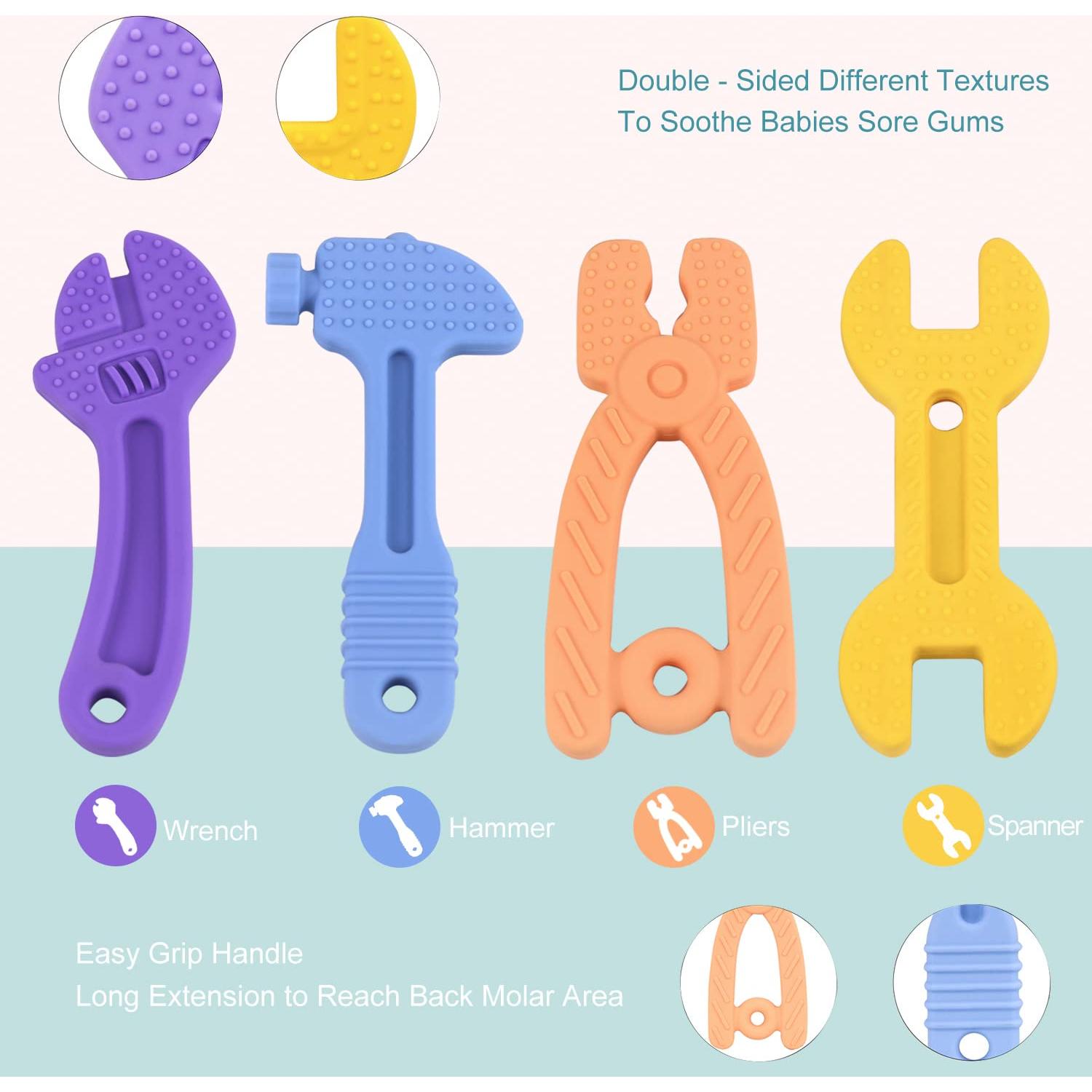 Juguetes de Dentición para Bebés Silicona 3-12 Meses Set