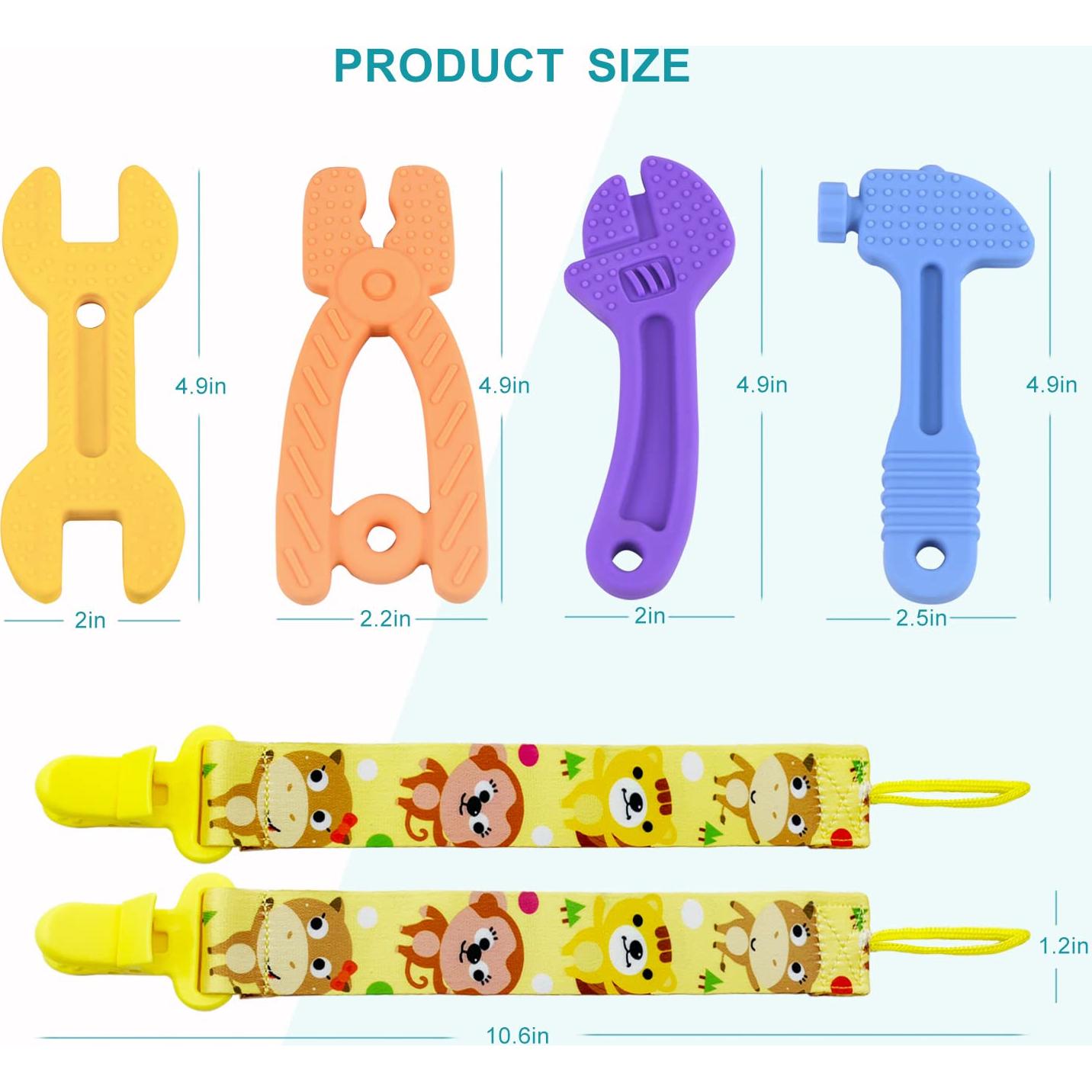 Juguetes de Dentición para Bebés Silicona 3-12 Meses Set