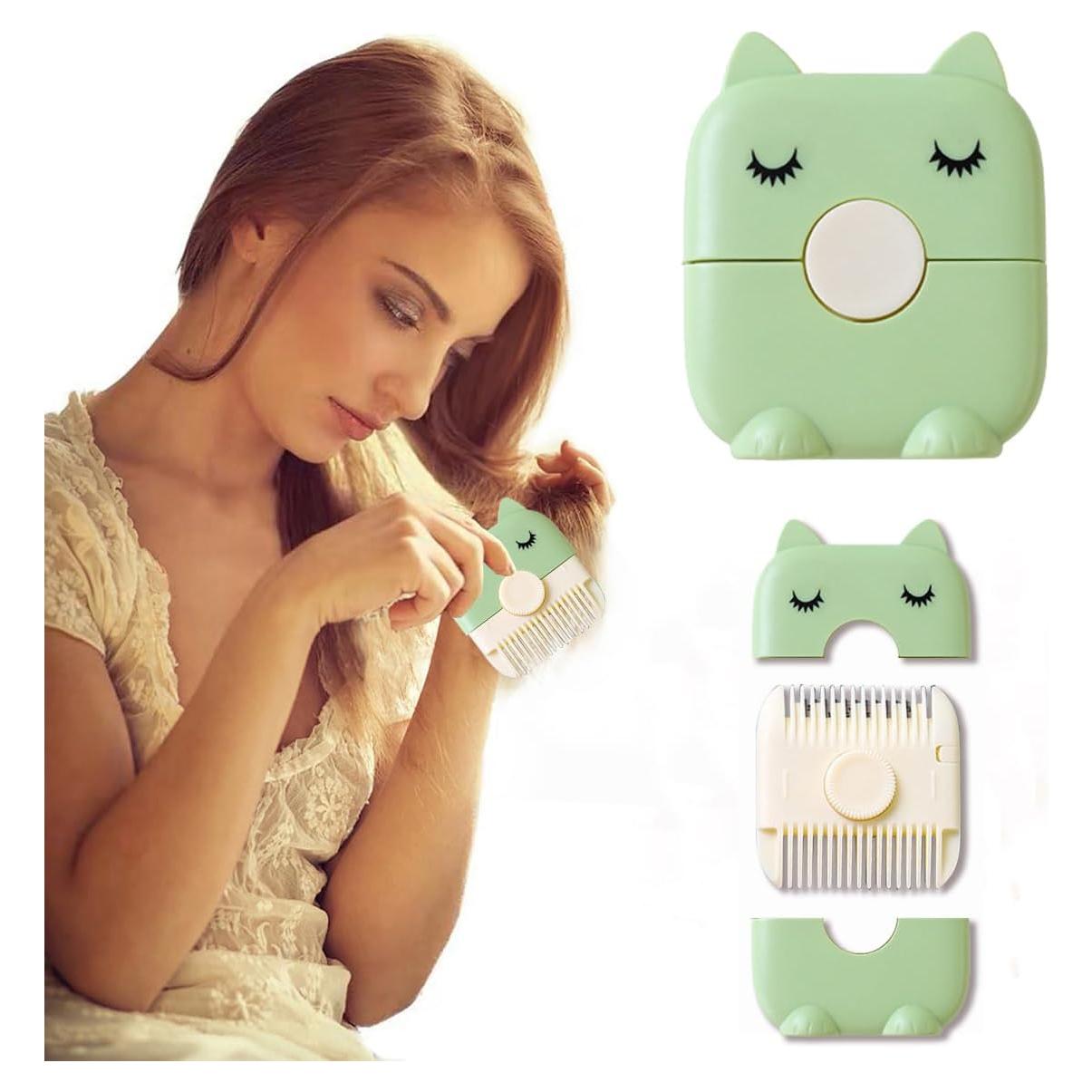 Recortador de Cabello 2 en 1 ZBJBinCH Verde Manzana