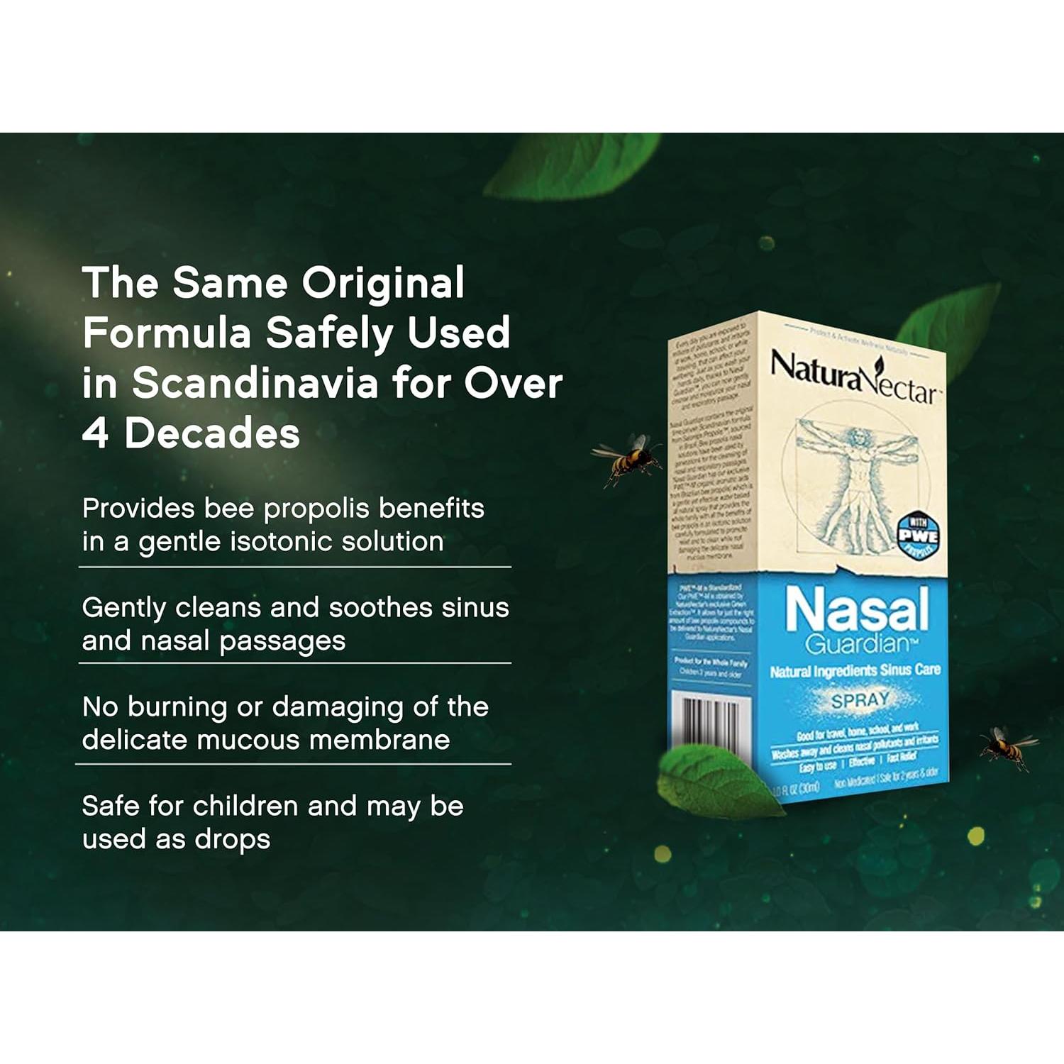 Spray Nasal Salino NaturaNectar con Propóleos 29.57 ml