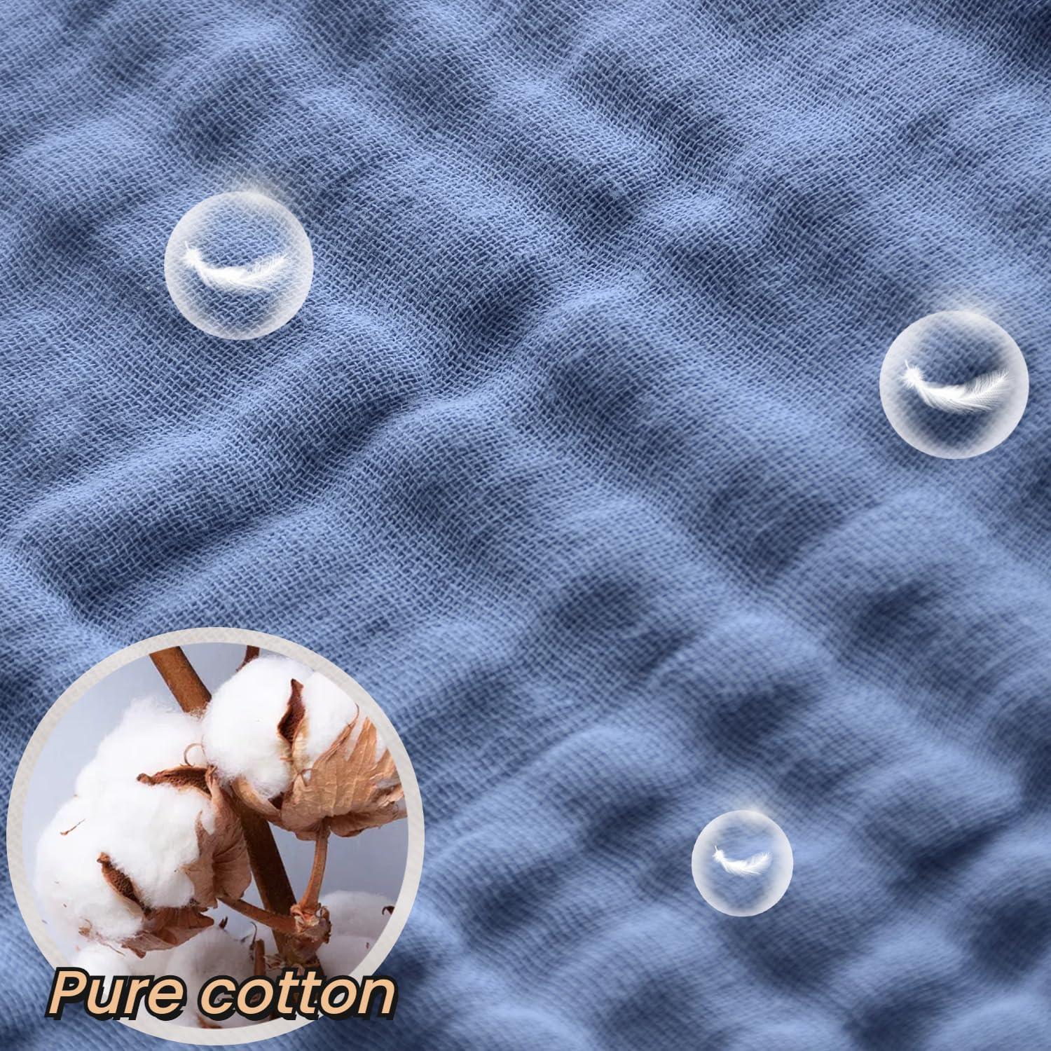 Baberos de Muselina MUKIN para Bebés - Paquete de 6 Ajustables