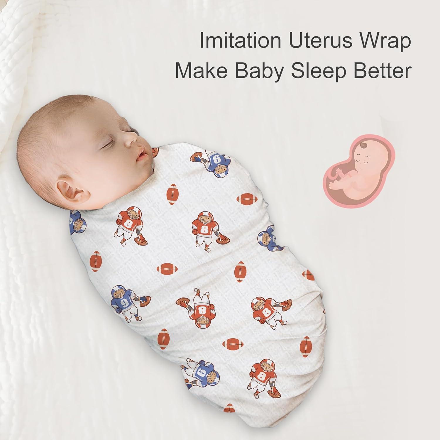 Mantas de Muselina IBESTOPIA 2 Unidades 120x120 cm Juegos de Pelota