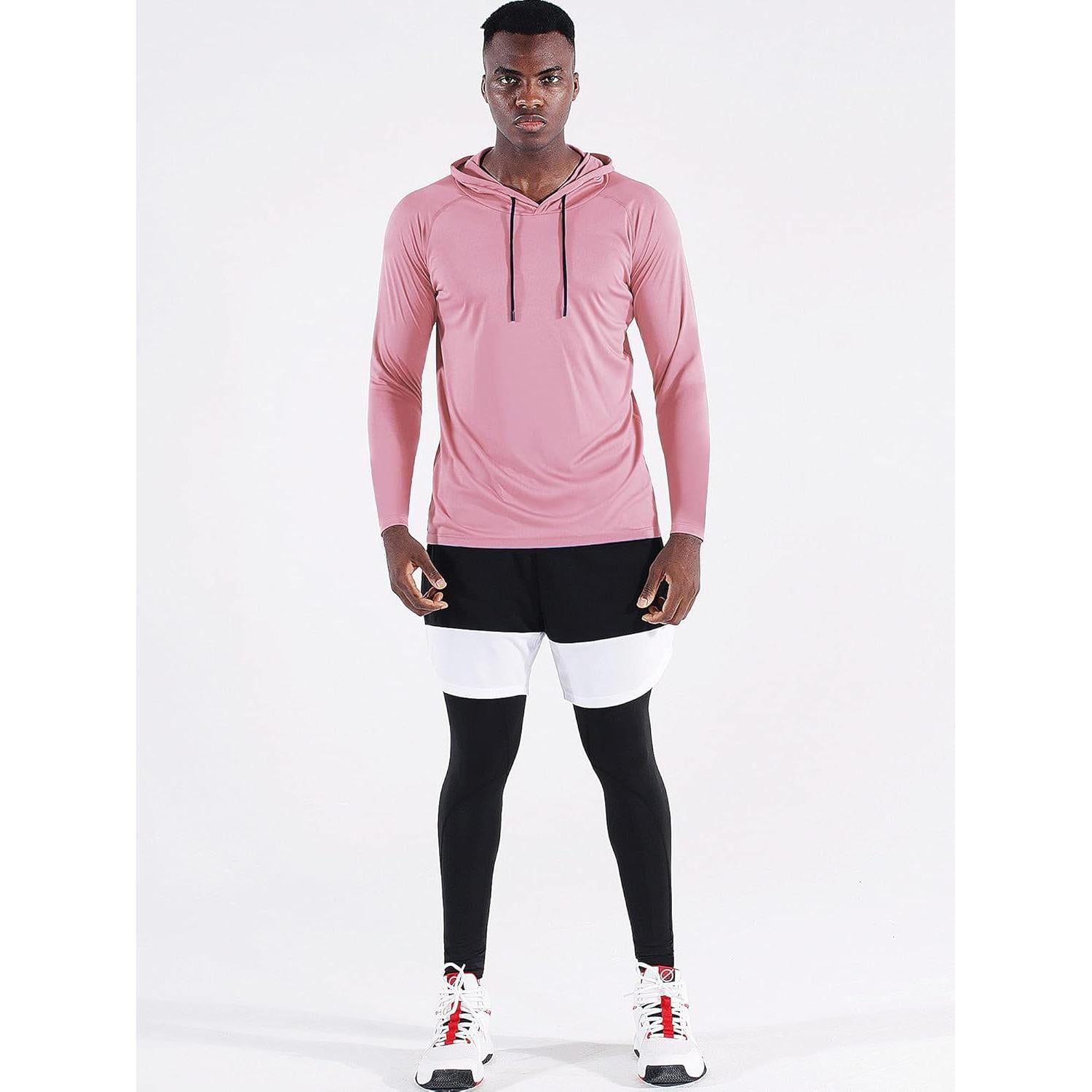 Camisa de Pesca Cadmus Hombre 3X-Larga UPF 50+ Rosa