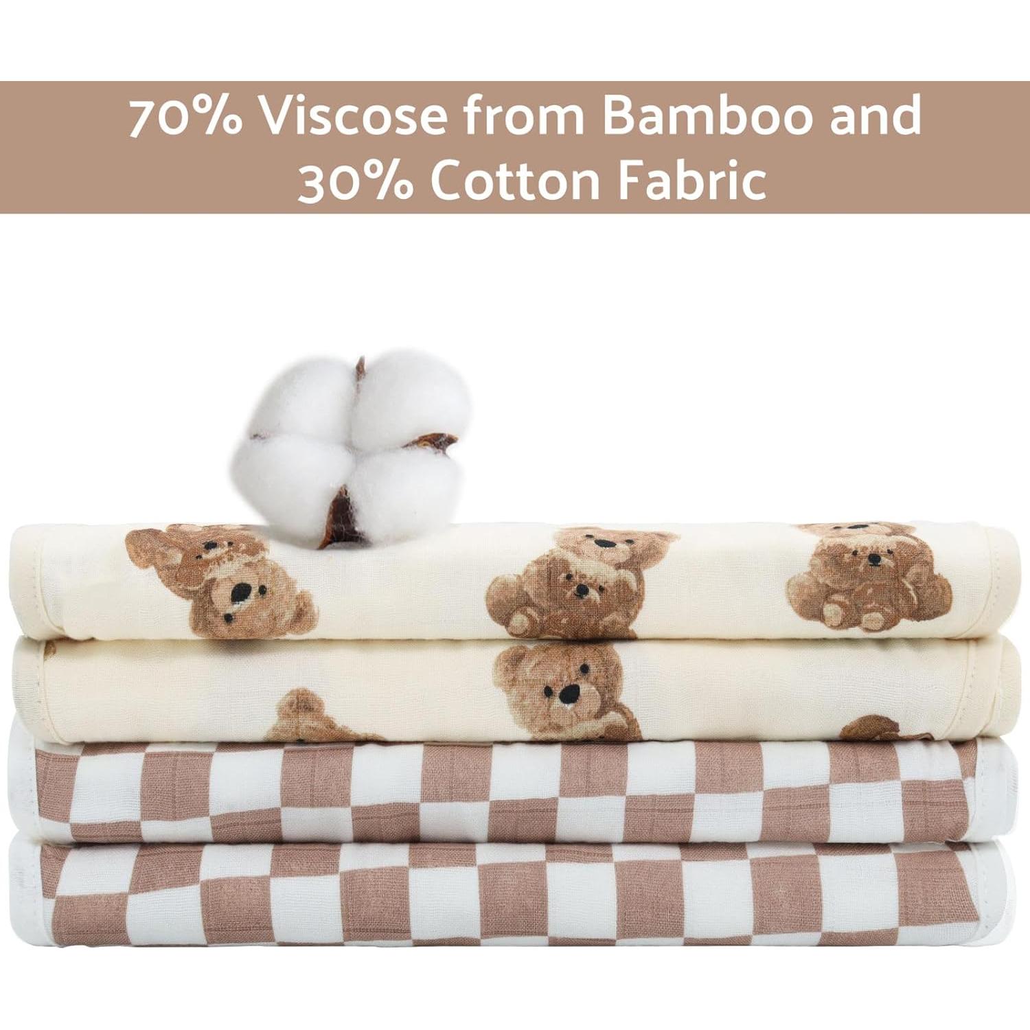 Paños para Eructar LifeTree 2 Pack 70% Bambú 55.88x25.4cm