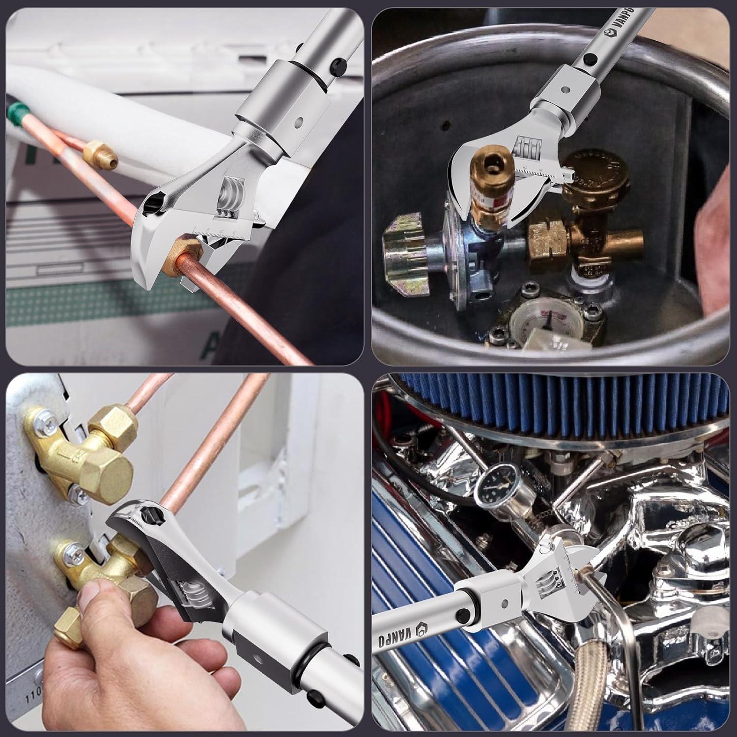 Llave de Torque Ajustable VANPO 1/2 Pulgada 13.6-230.5 Nm