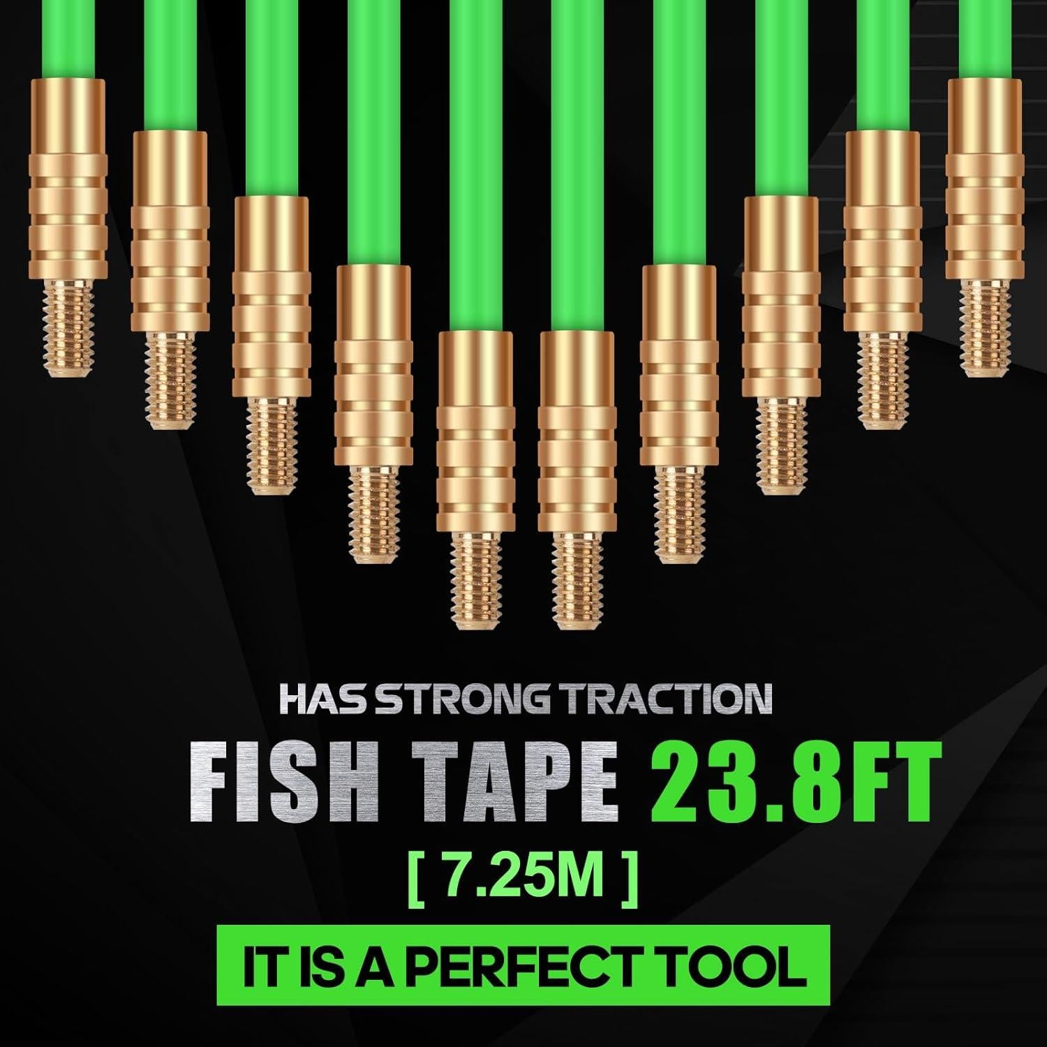 Kit de Cinta de Pescado Eléctrica FTIHTRY 7.25m con Accesorios