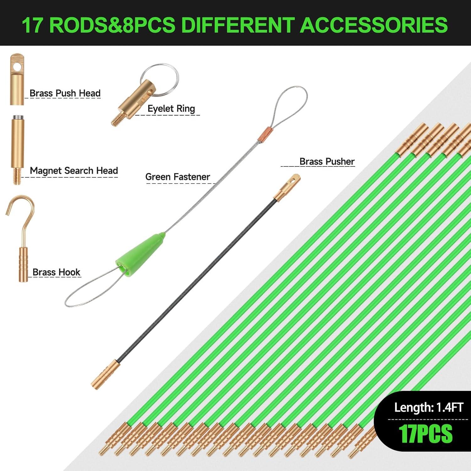 Kit de Cinta de Pescado Eléctrica FTIHTRY 7.25m con Accesorios