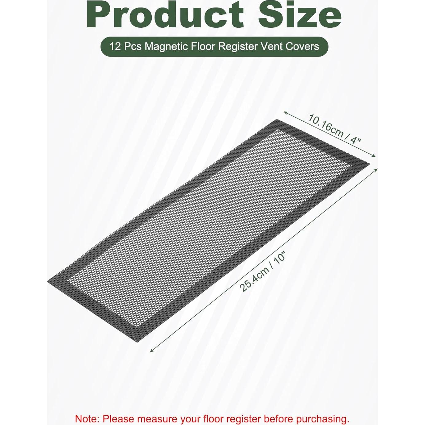 Cubiertas Magnéticas para Ventilación de Piso YOKIVE 12 Pcs 25.4x10.2cm