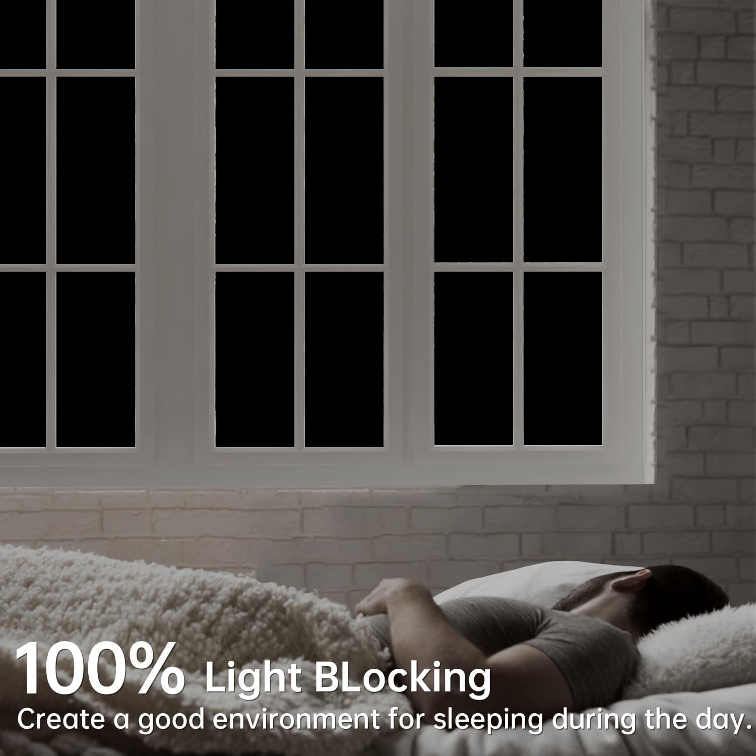 Película de Privacidad DULEIXUFHEE 45cm x 300cm Negra