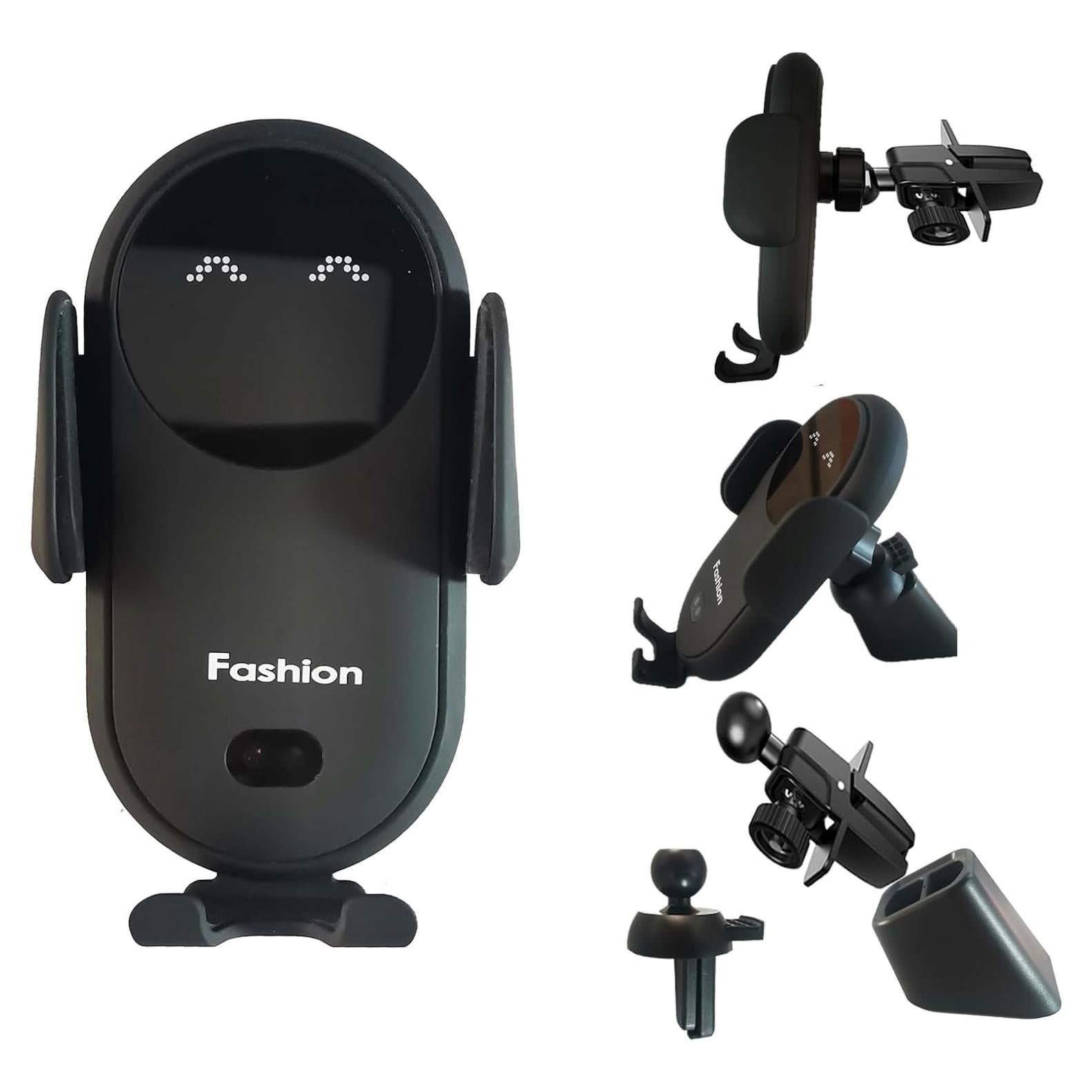 Soporte de Carga Inalámbrica Automático Peanutech S11 Negro