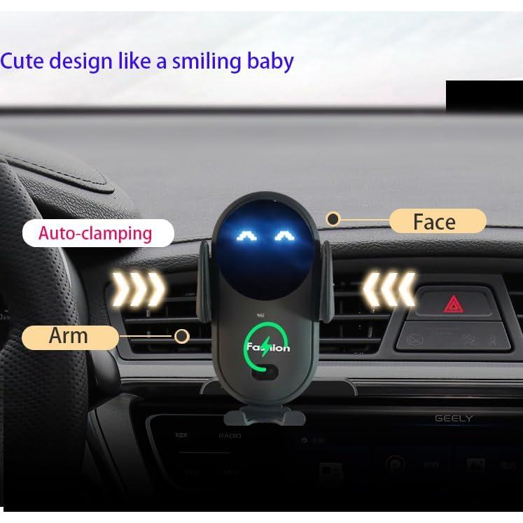 Soporte de Carga Inalámbrica Automático Peanutech S11 Negro