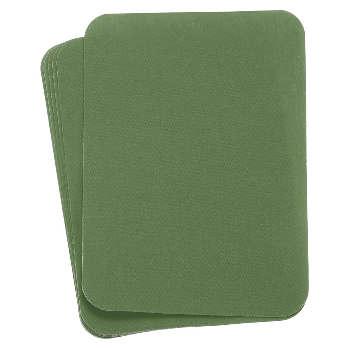 Parches Termoadhesivos MECCANIXITY 6 Pcs Verde Militar 10.5x7.5cm