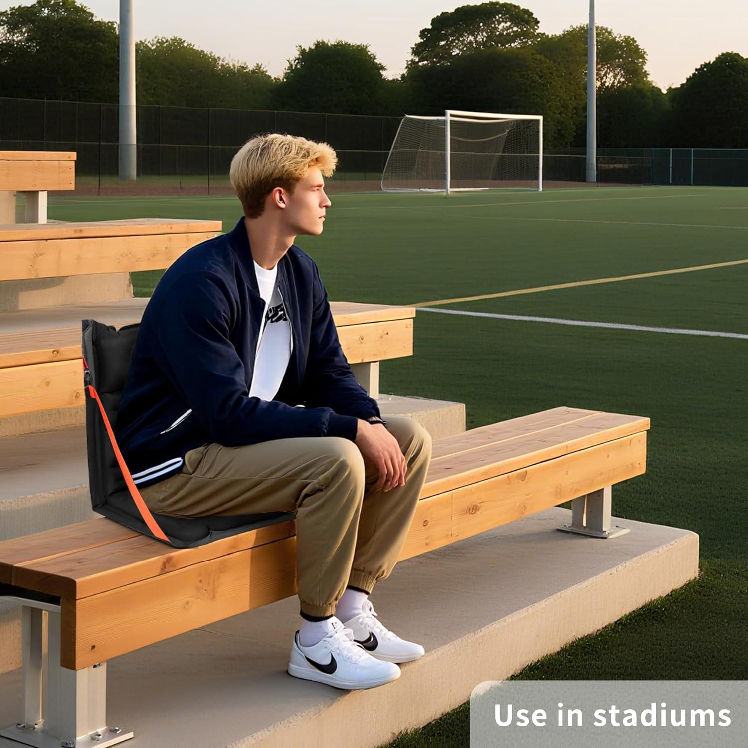 Asientos Inflables Portátiles ONTYZZ con Respaldo - Paquete de 2