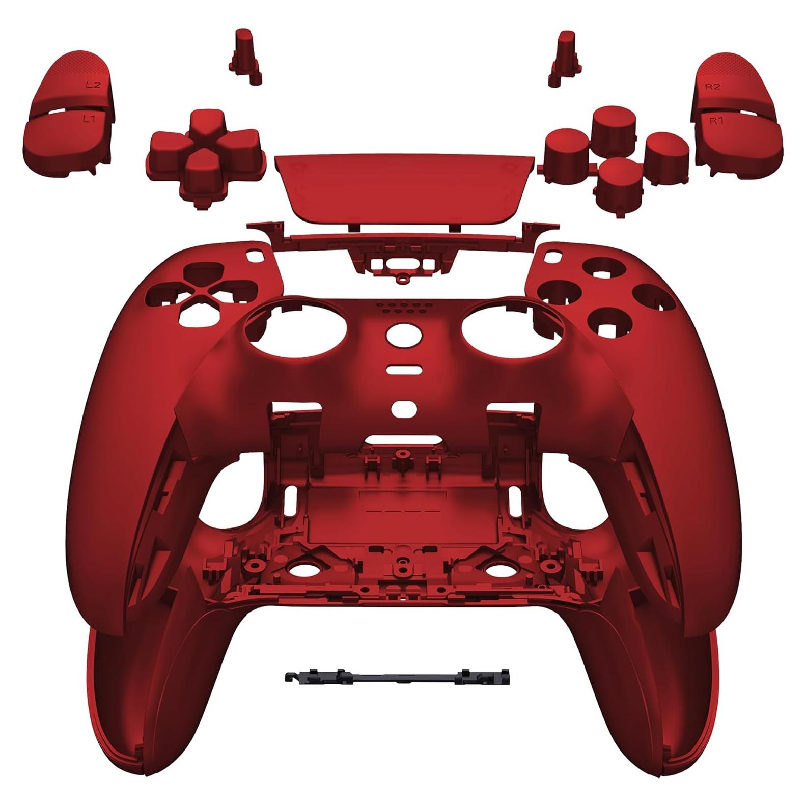 eXtremeRate Carcasa Completa Rojo Escarlata para PS5 Edge