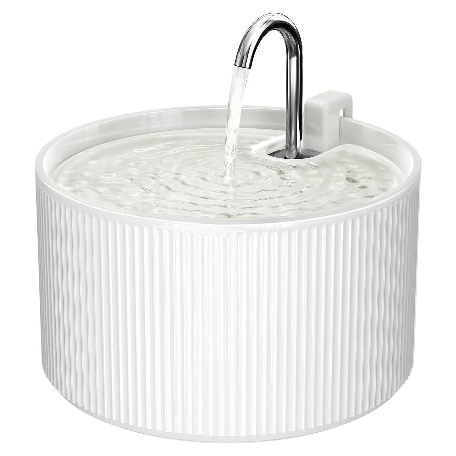 Fuente de Agua Cerámica Voluas 2.2L para Gatos con Filtro