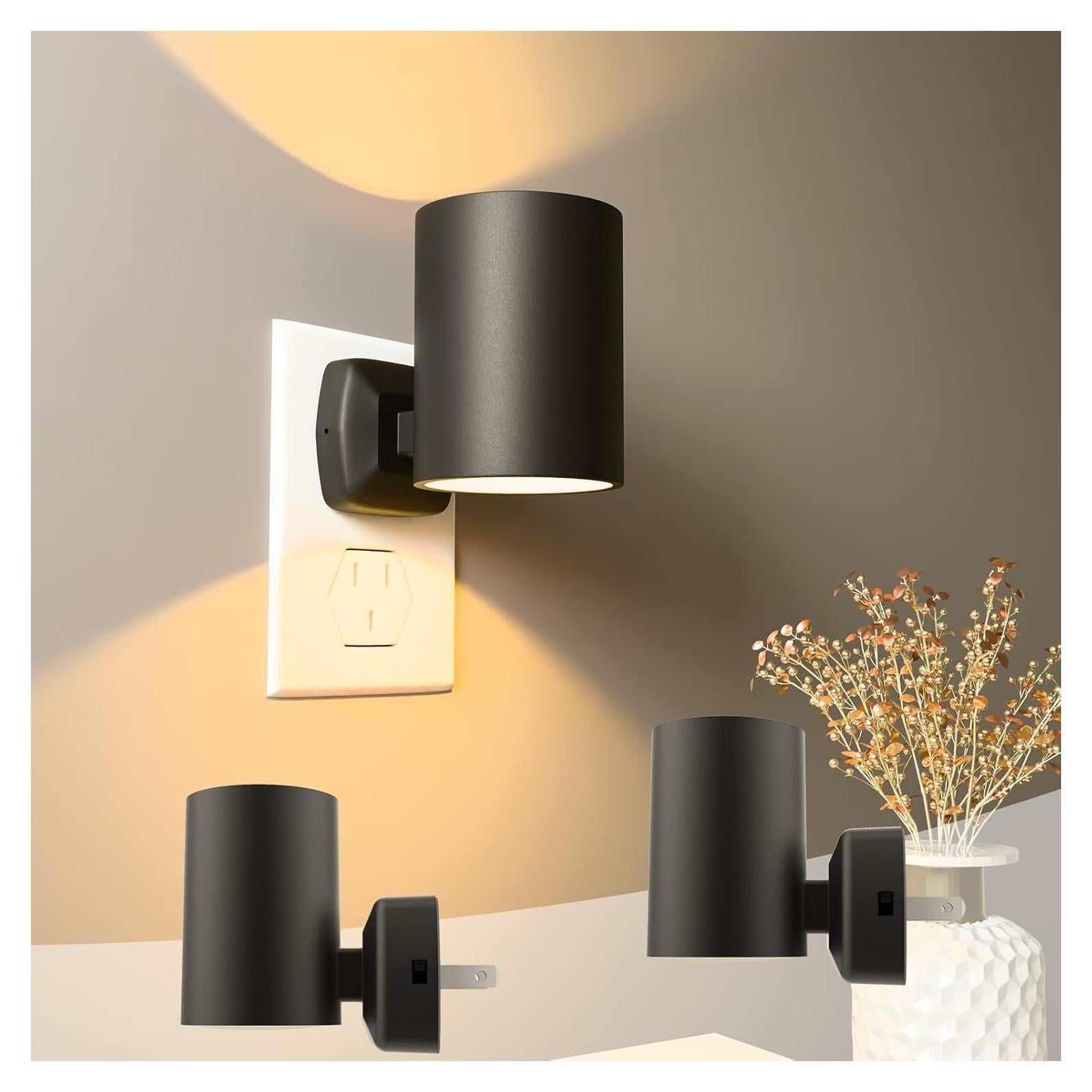 Luz Nocturna NOVELUX 2700K con Sensor Crepúsculo 2 Paquete