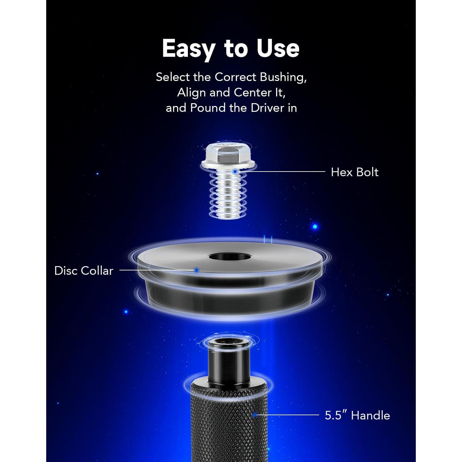 Kit de Prensa de Rodamientos Orion Motor Tech 10 Piezas