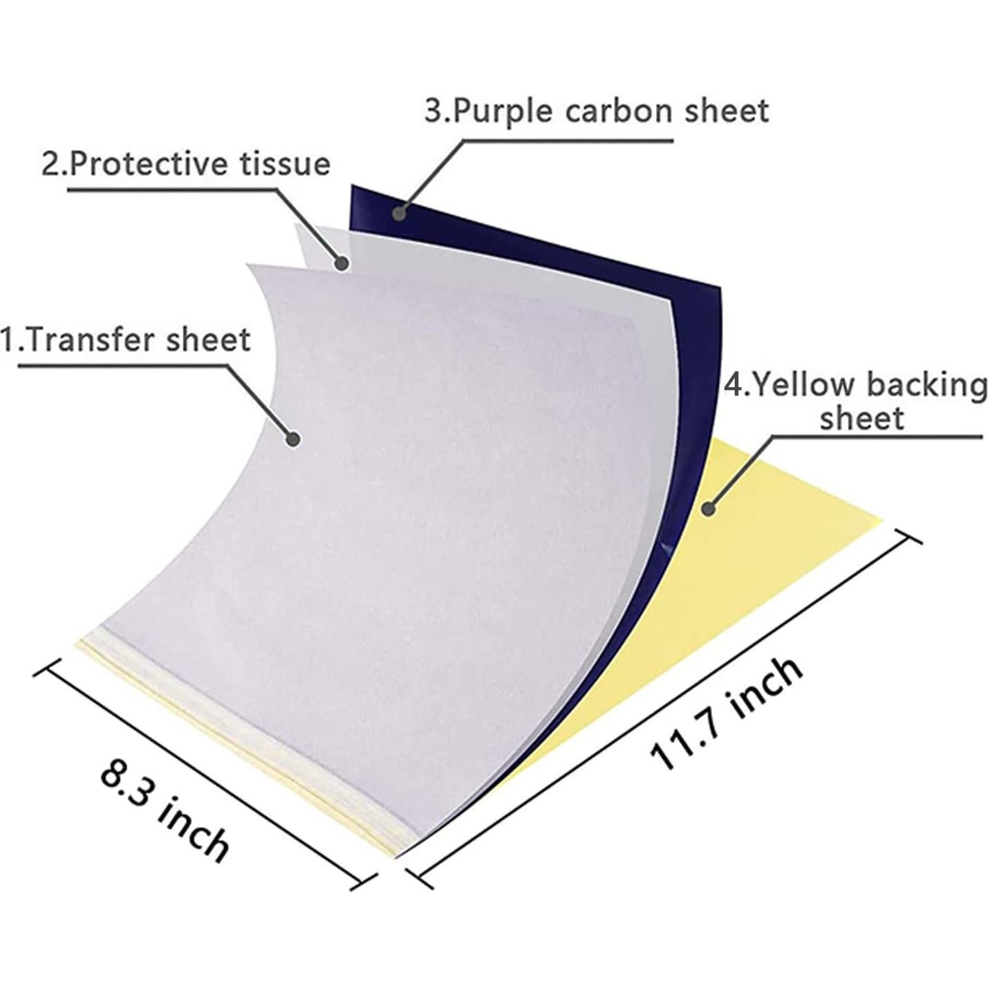 Papel de Transferencia para Tatuajes Life Basis A4 30 Hojas