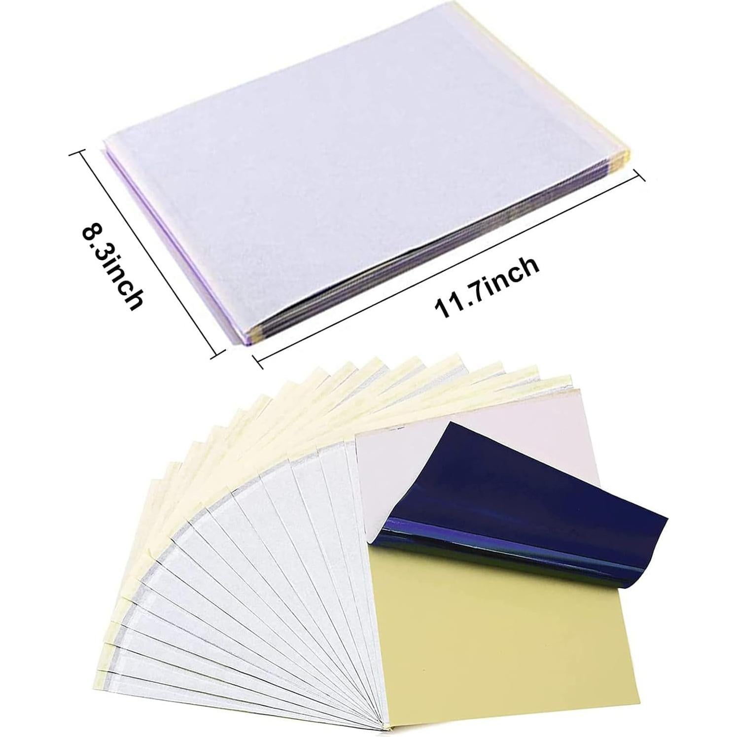 Papel de Transferencia para Tatuajes Beoncall 35 Pcs A4 4 Capas