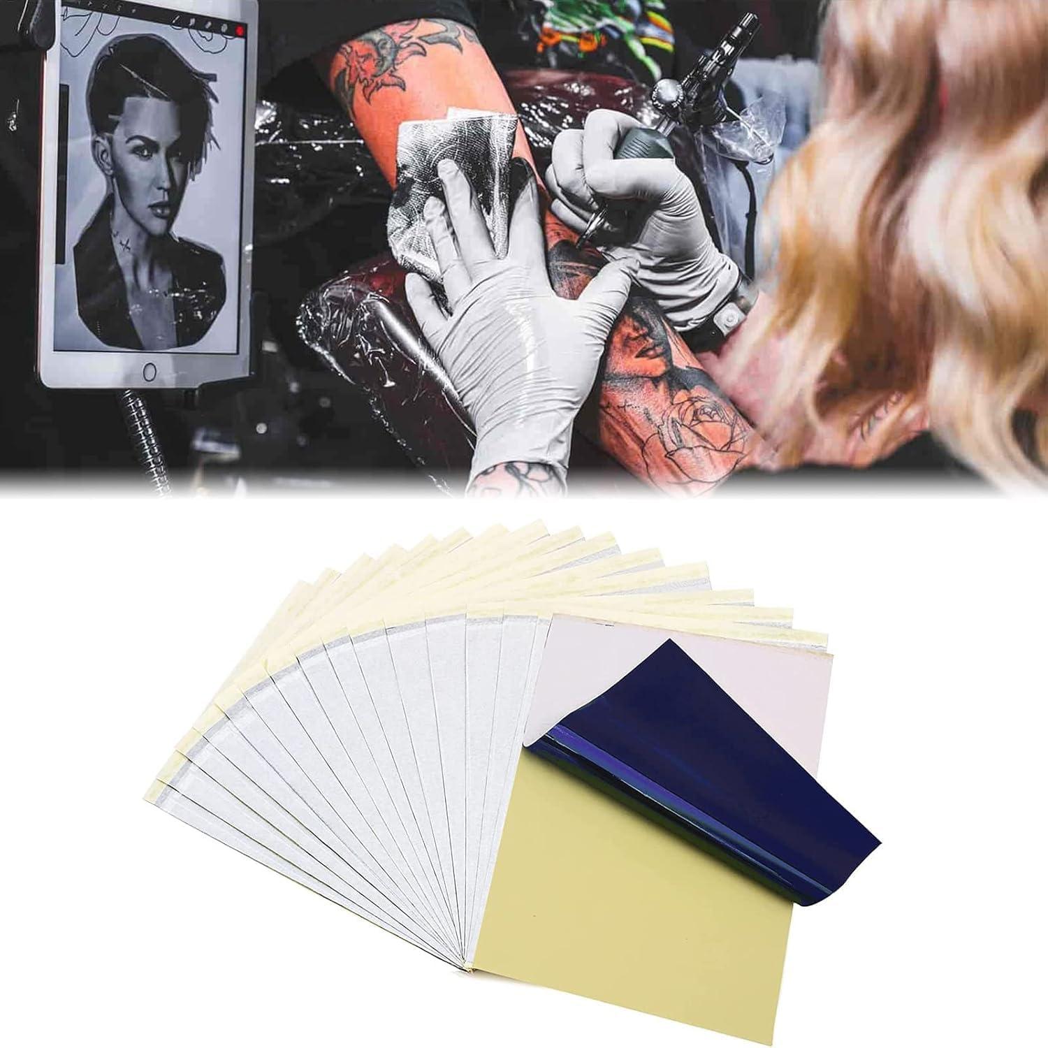 Papel de Transferencia para Tatuajes Beoncall 35 Pcs A4 4 Capas