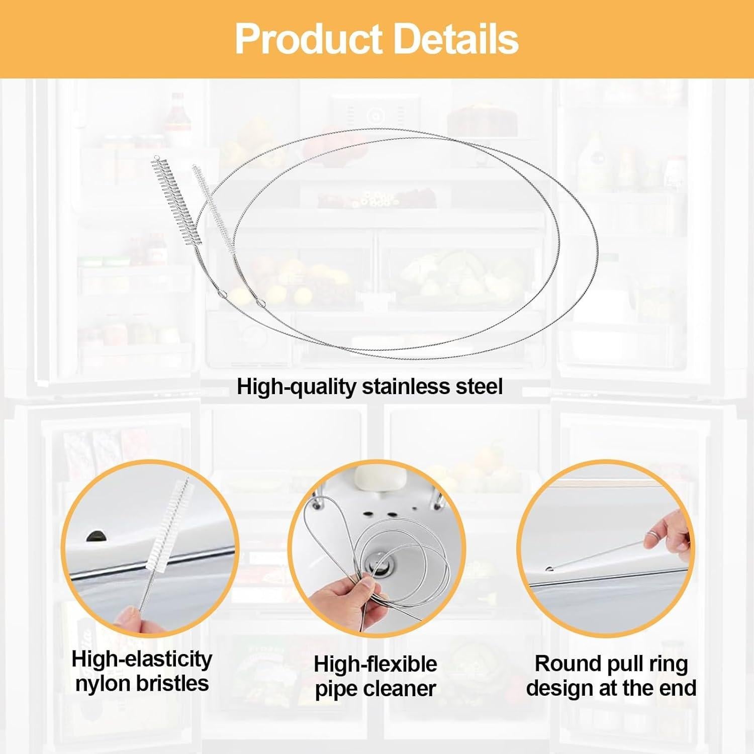 Limpiadores de Tubos Largos YFANITI - Set 2 Pcs, 99 cm