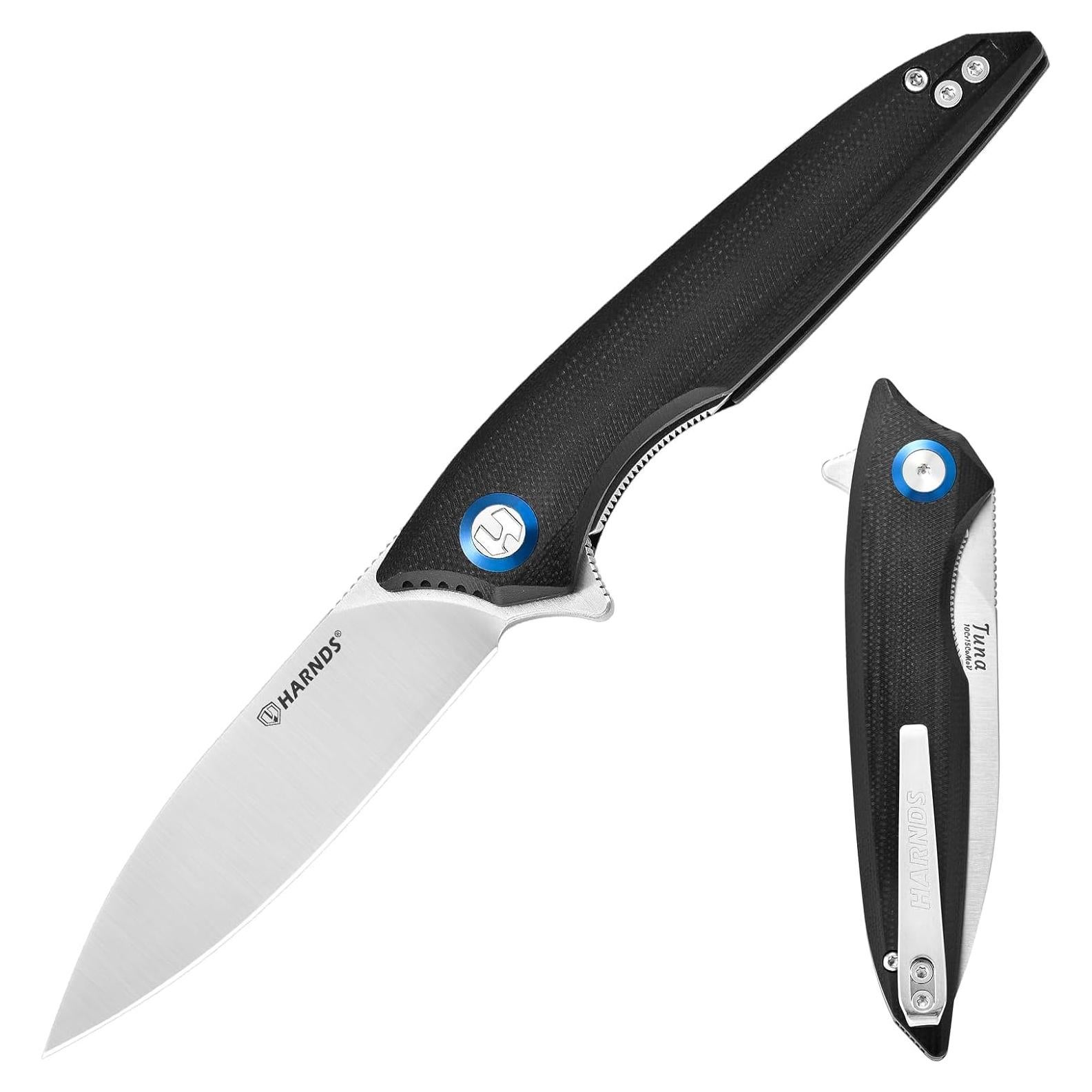 Cuchillo Plegable Harnds US-CK9175 Negro 195mm Camping EDC