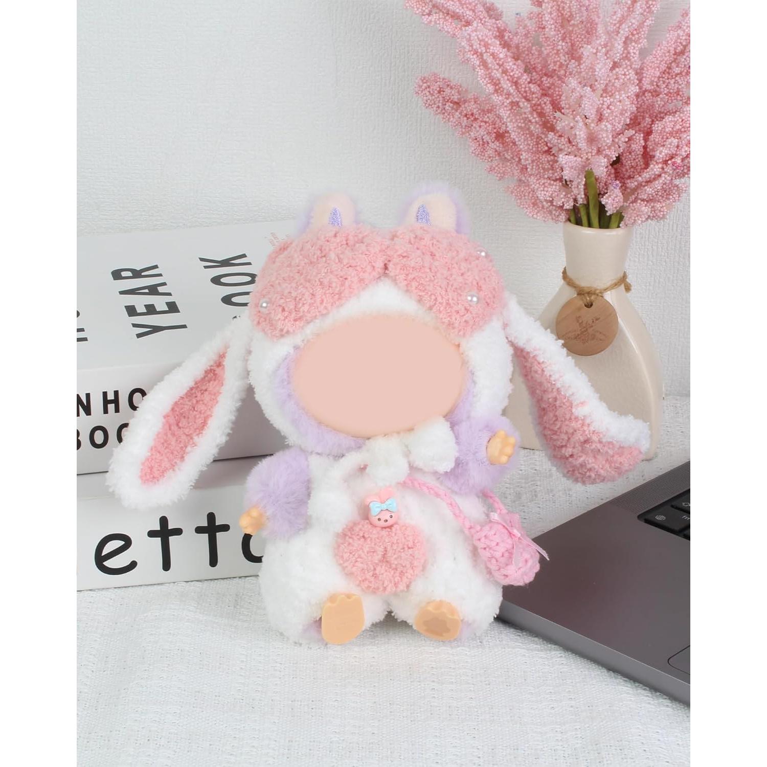 Conjunto de Ropa para Muñeca Gouxuangongzao Conejito 17cm