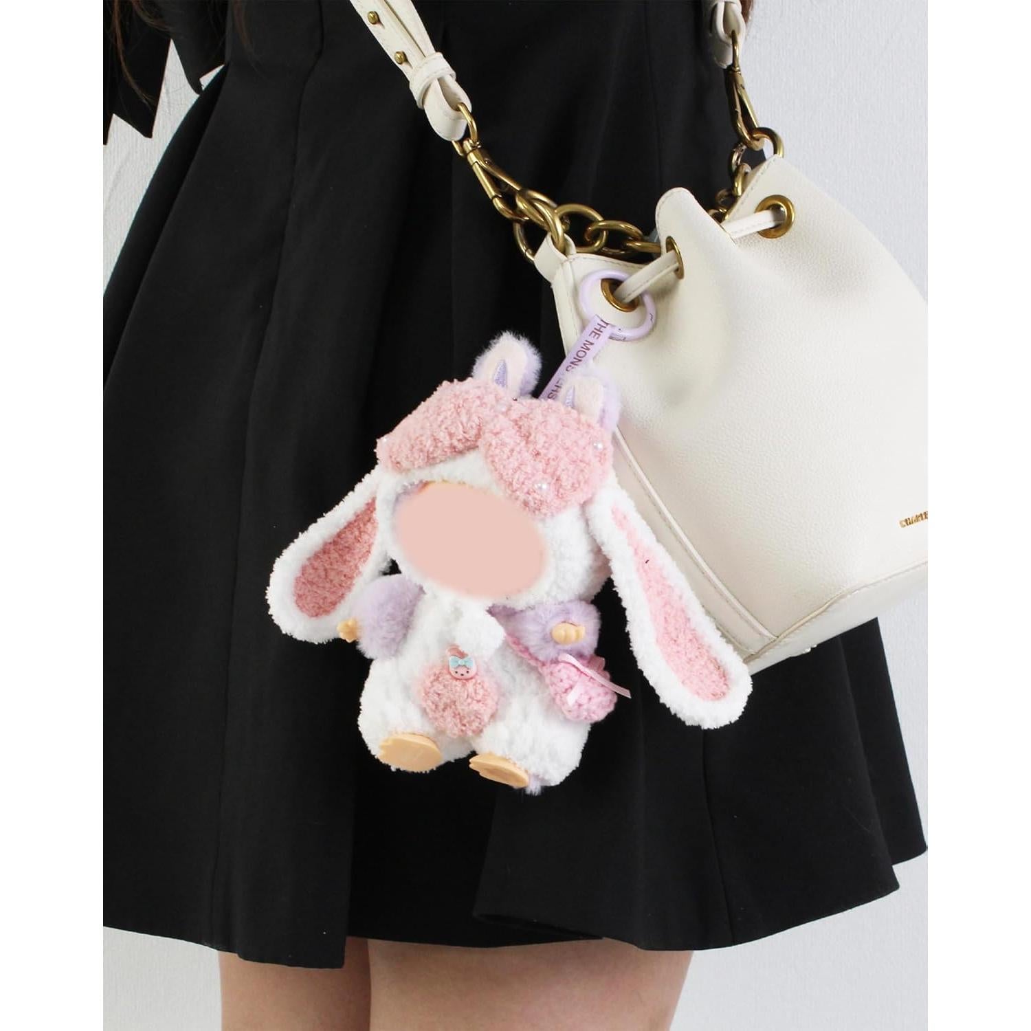 Conjunto de Ropa para Muñeca Gouxuangongzao Conejito 17cm