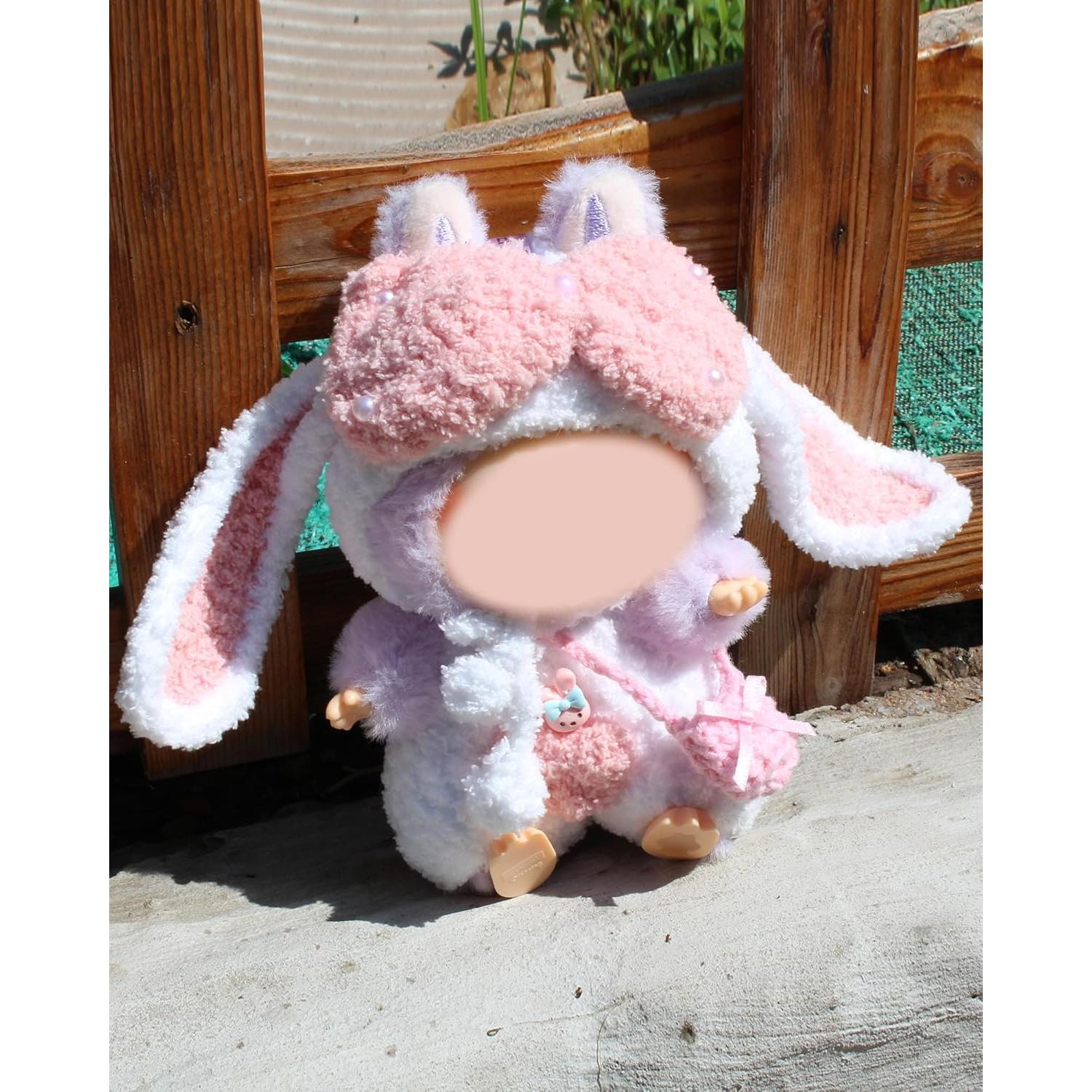 Conjunto de Ropa para Muñeca Gouxuangongzao Conejito 17cm