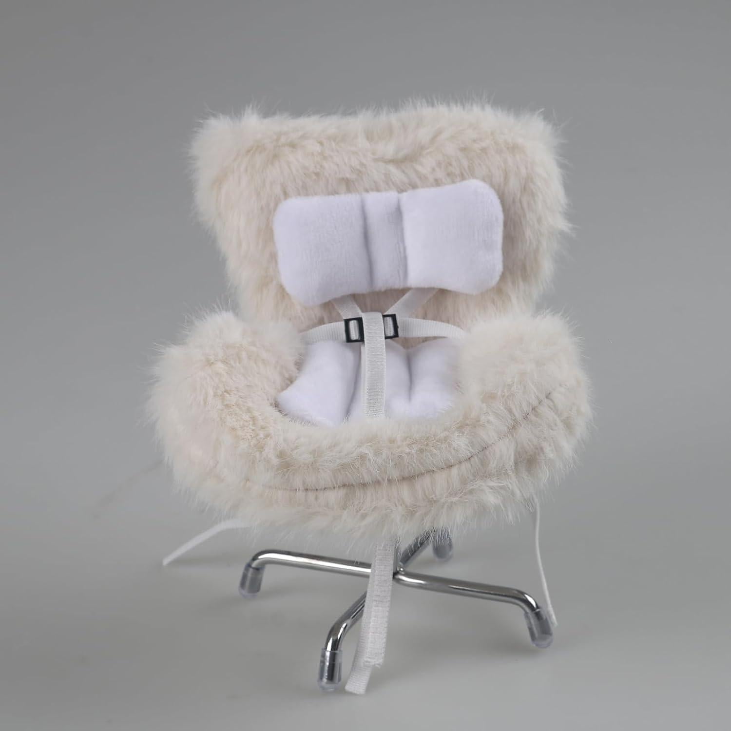 Asiento de Coche para Muñecas Walant Beige - Cojín Suave y Seguro