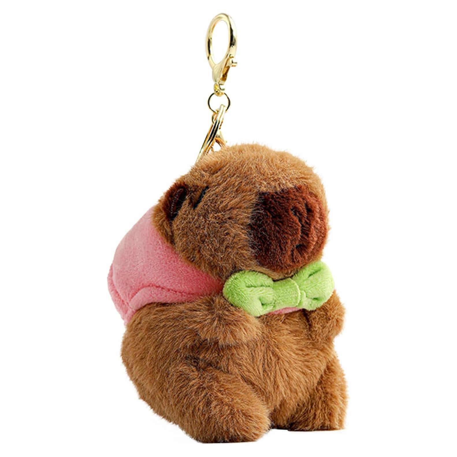 Llavero de Peluche Capibara Dexprosy - 2 Unidades Marrón