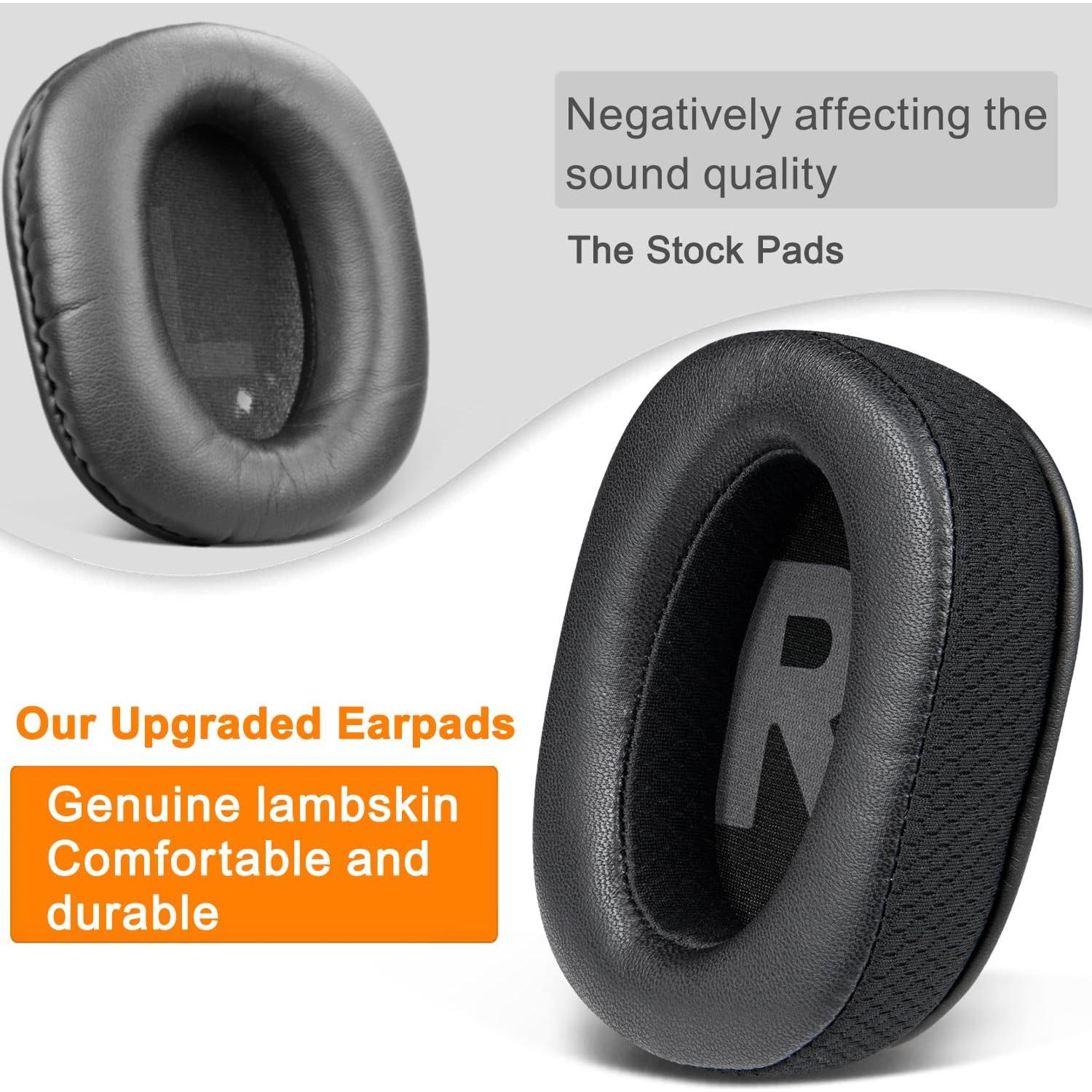 Almohadillas de Piel de Cordero SOULWIT para Logitech G Pro - Negro