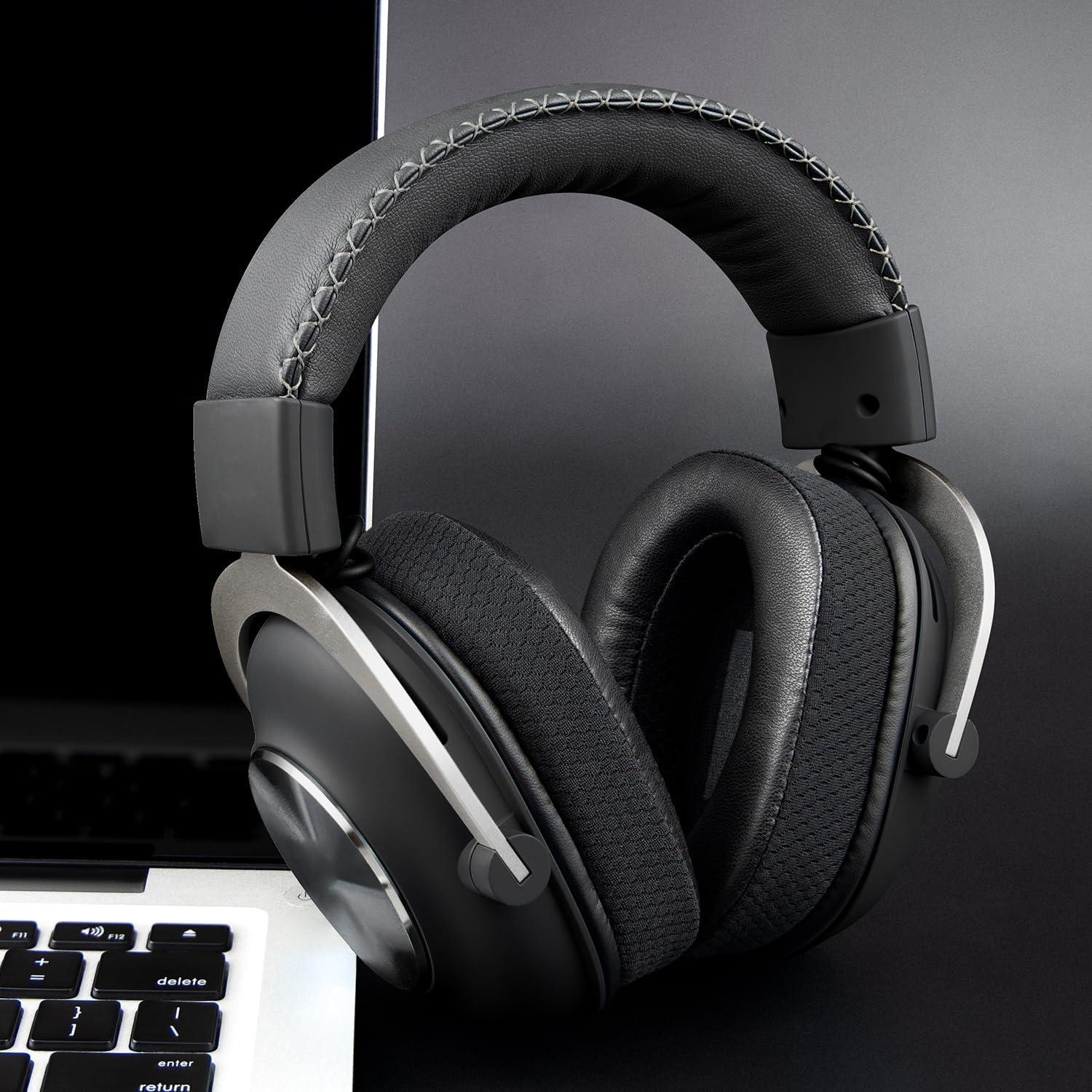 Almohadillas de Piel de Cordero SOULWIT para Logitech G Pro - Negro