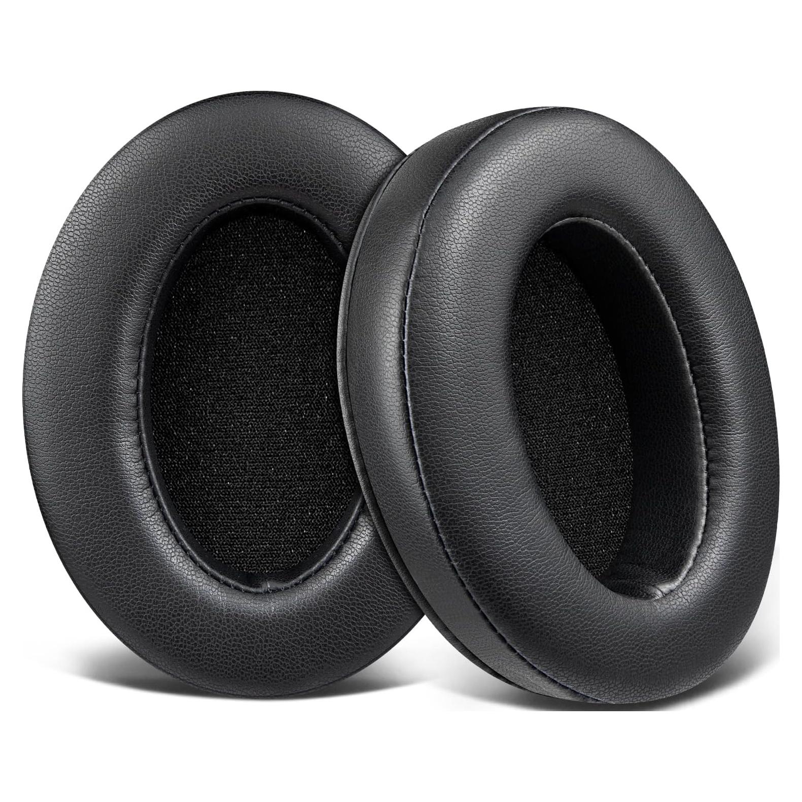 Almohadillas de Cuero SOULWIT para Auriculares Universales - Negro