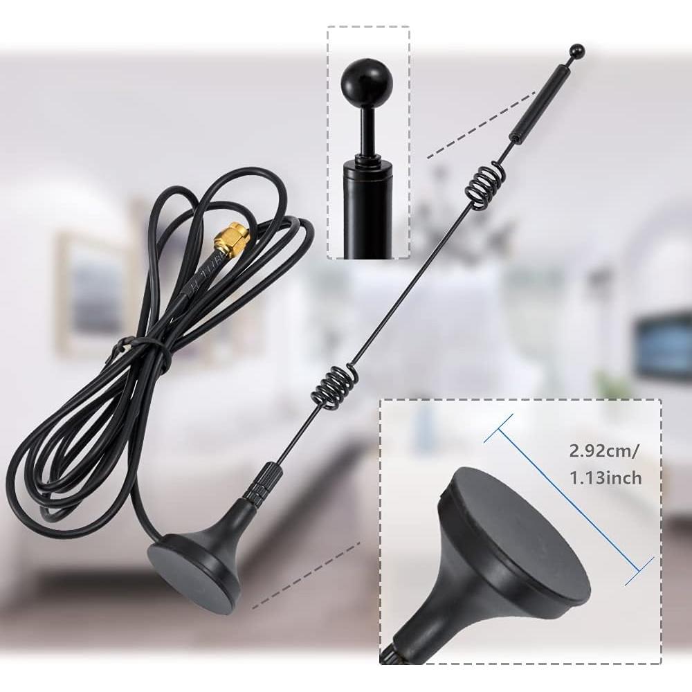 Antena WiFi Doble Banda 12dBi POBADY 1.5m RP-SMA Omnidireccional