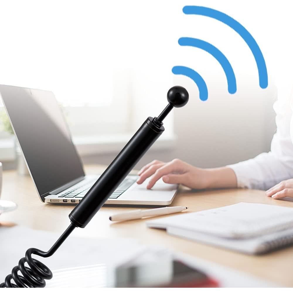 Antena WiFi Doble Banda 12dBi POBADY 1.5m RP-SMA Omnidireccional