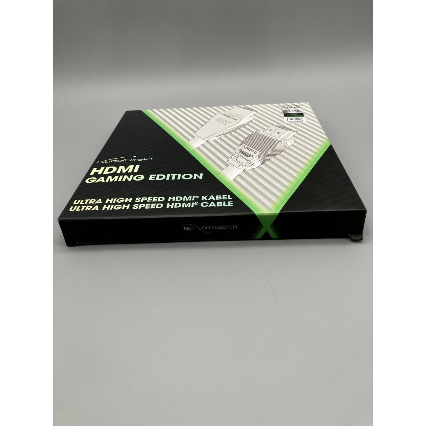 Cable HDMI 8K Ultra Certificado KabelDirekt 2.74m Verde