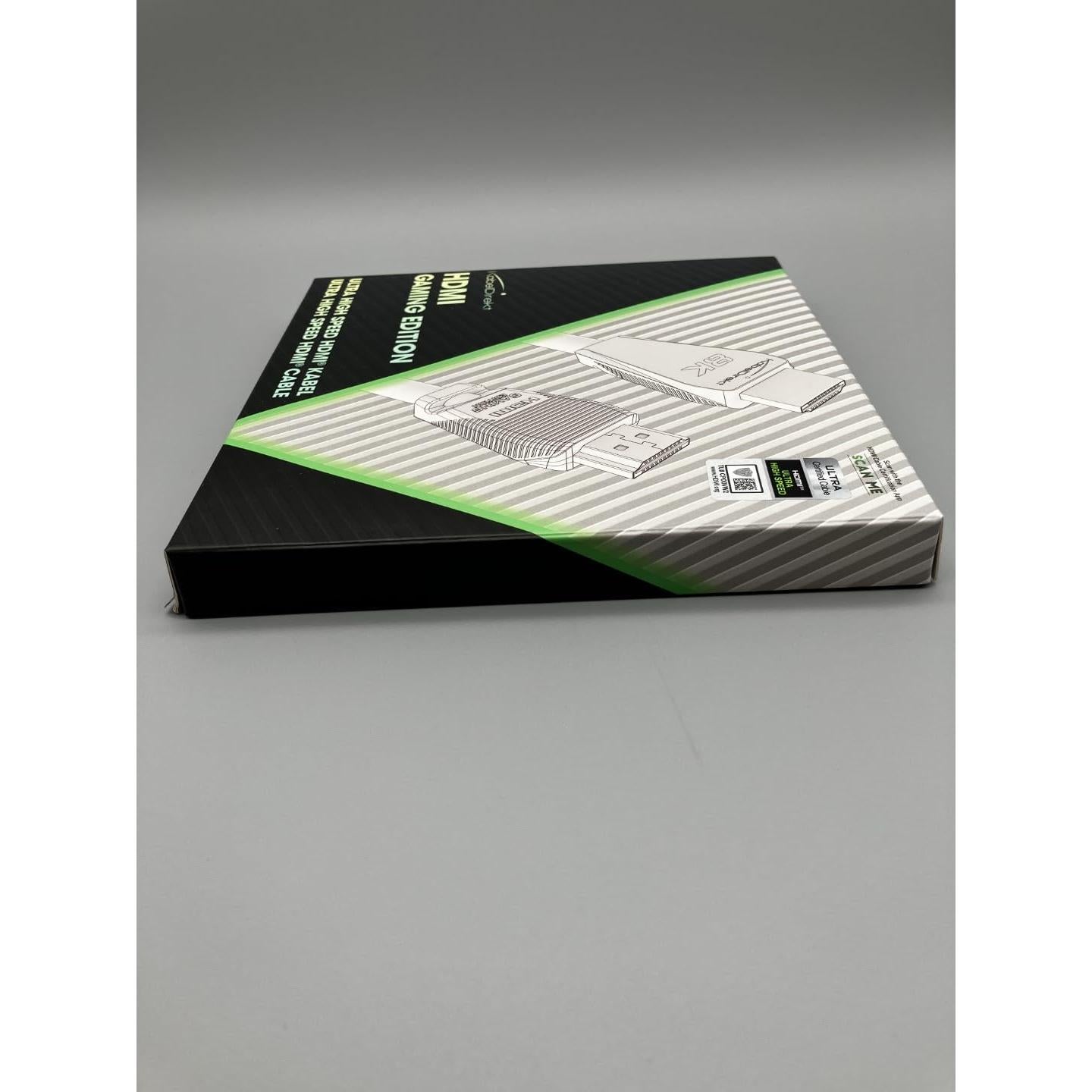 Cable HDMI 8K Ultra Certificado KabelDirekt 2.74m Verde