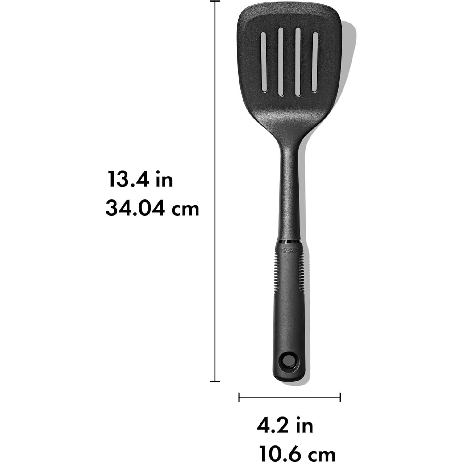 Espátula Ranurada de Nylon OXO Good Grips 34.3x8.9 cm