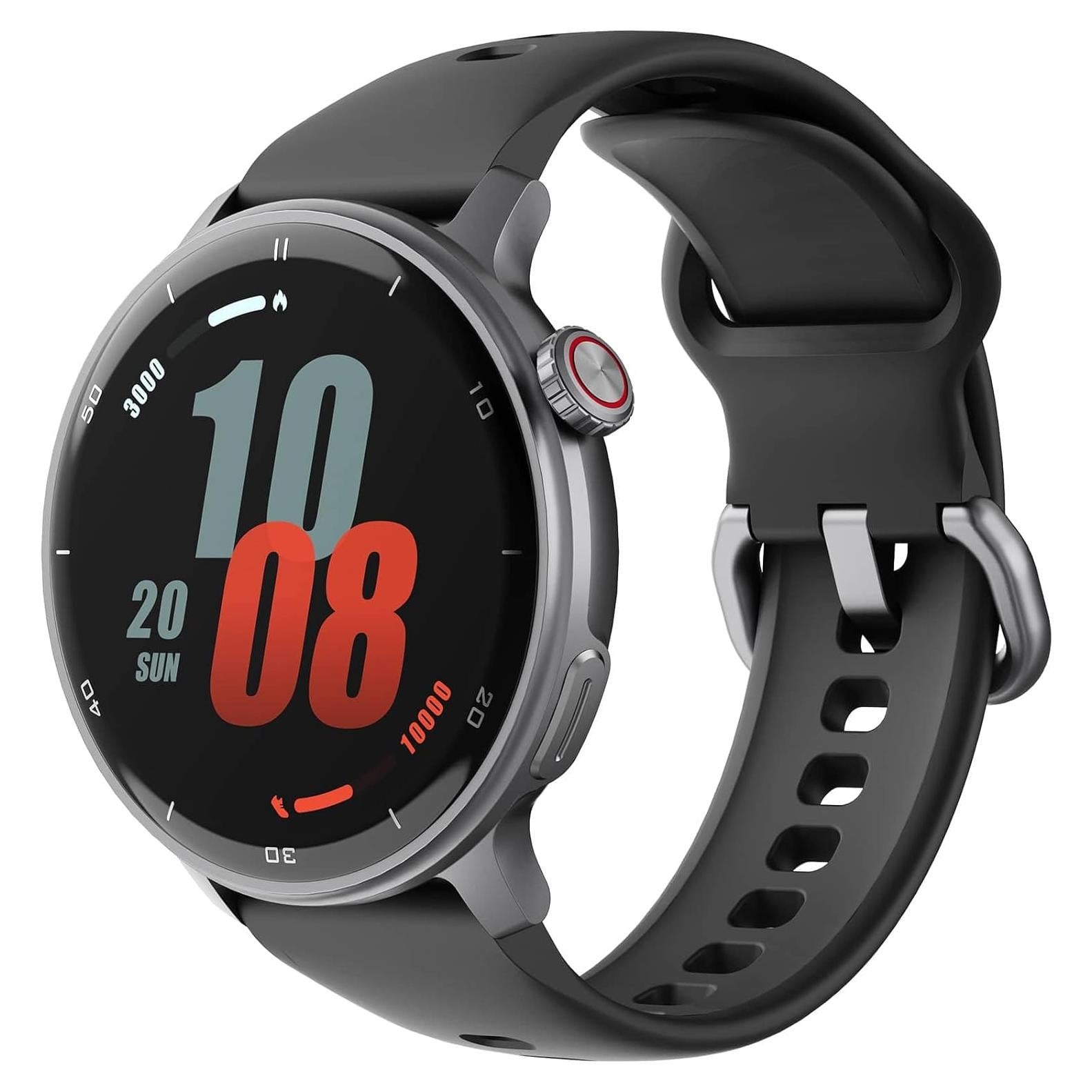 Reloj GPS KPEP R5G Negro 1.43" AMOLED Resistente al Agua