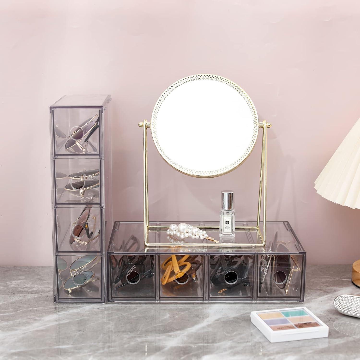 Organizador de Cables Yesesion 2 Pack Transparente 4 Cajones