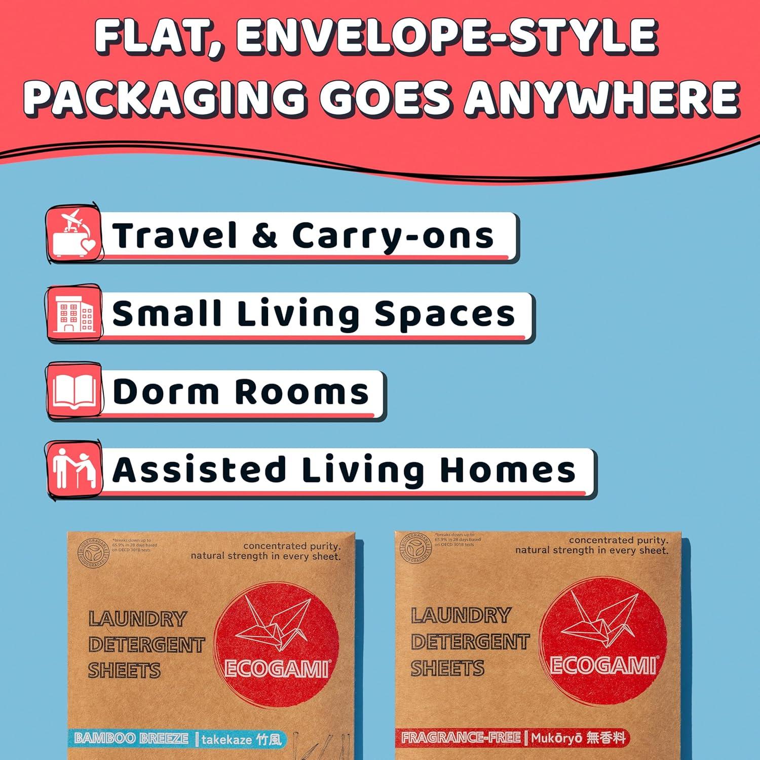 Hojas de Detergente Ecogami - 32 Hojas Biodegradables