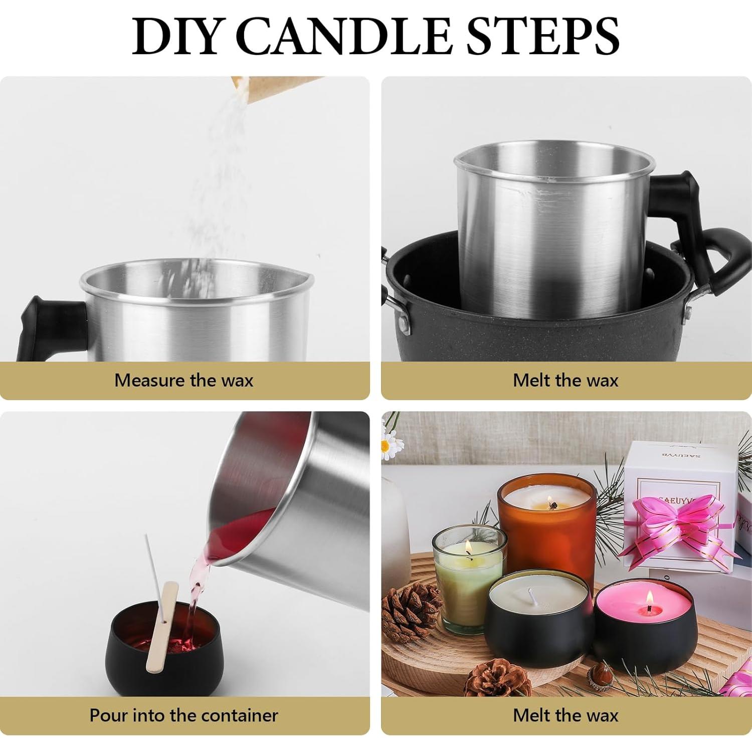 Cera de Soja 0.91 kg SACATR para Fabricación de Velas DIY