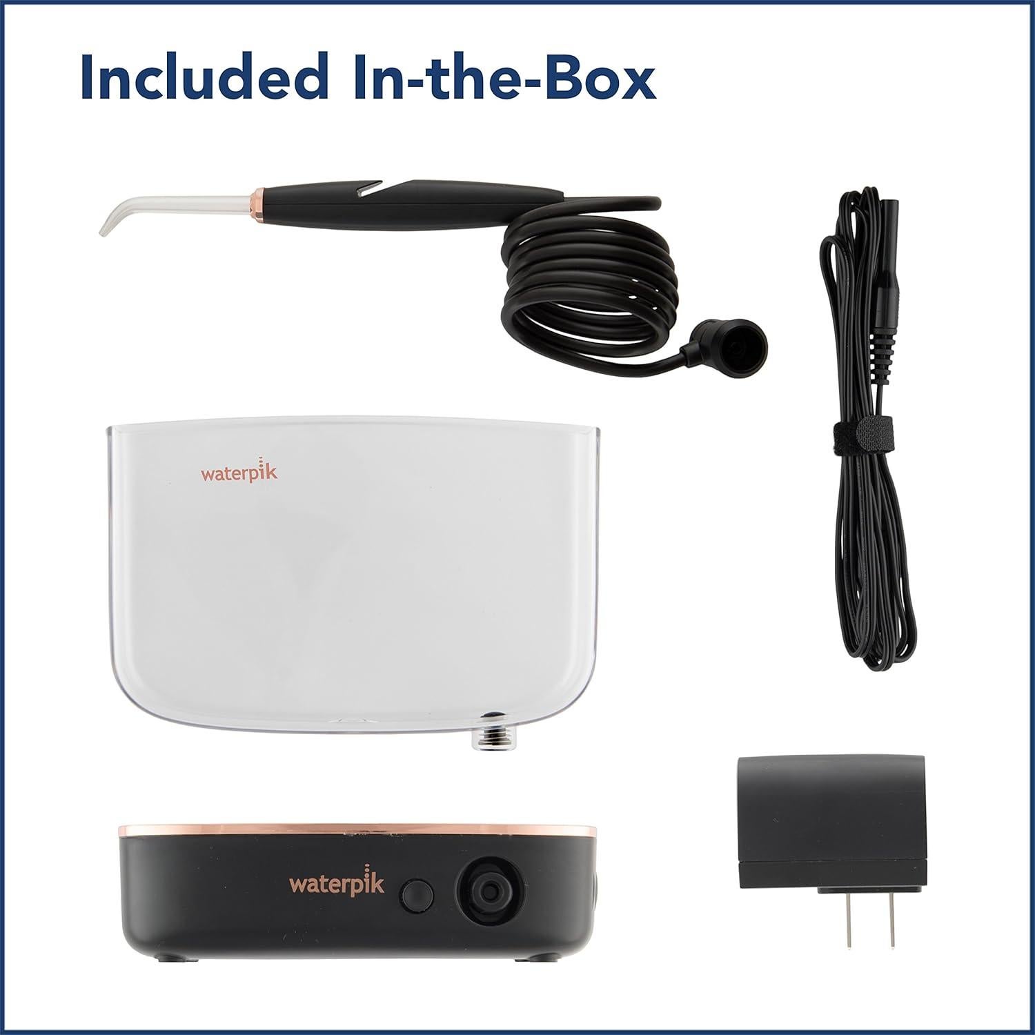 Hilo Dental Portátil Waterpik Sidekick Negro/Cobre WF-04